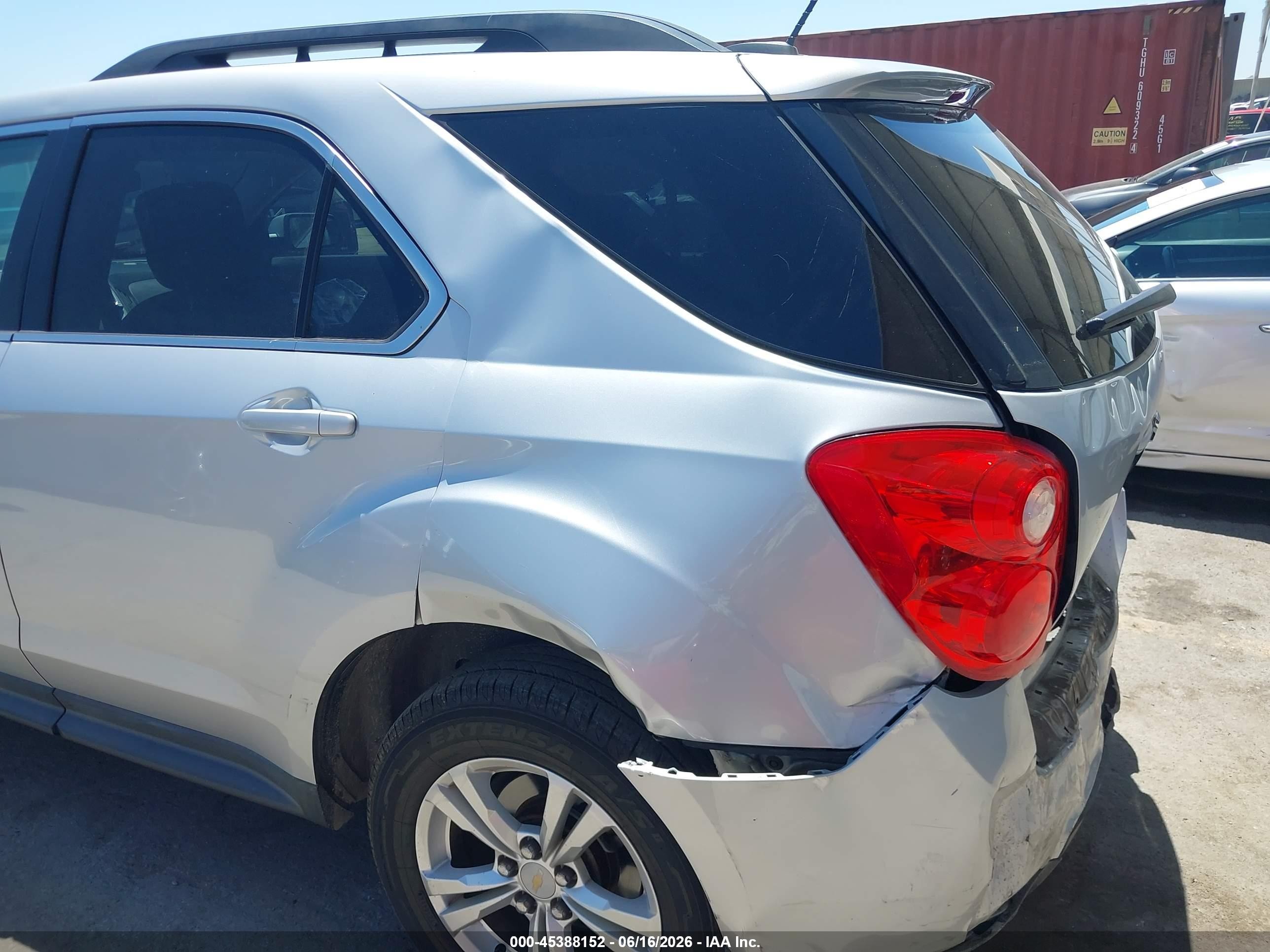 2015 Chevrolet Equinox Lt Silver vin: 2GNALBEK6F6380616