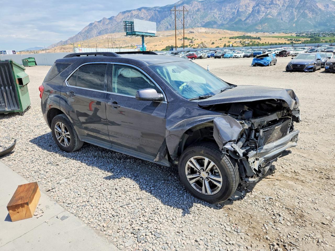 2015 Chevrolet Equinox Lt Gray vin: 2GNALBEK6F6431208