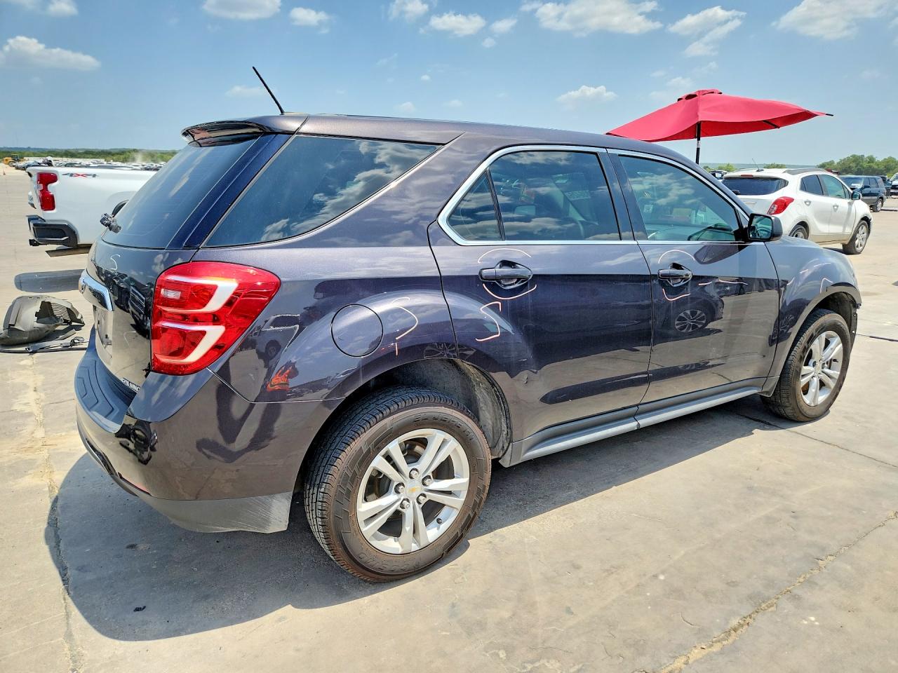 2016 Chevrolet Equinox Ls Blue vin: 2GNALBEK6G6200200