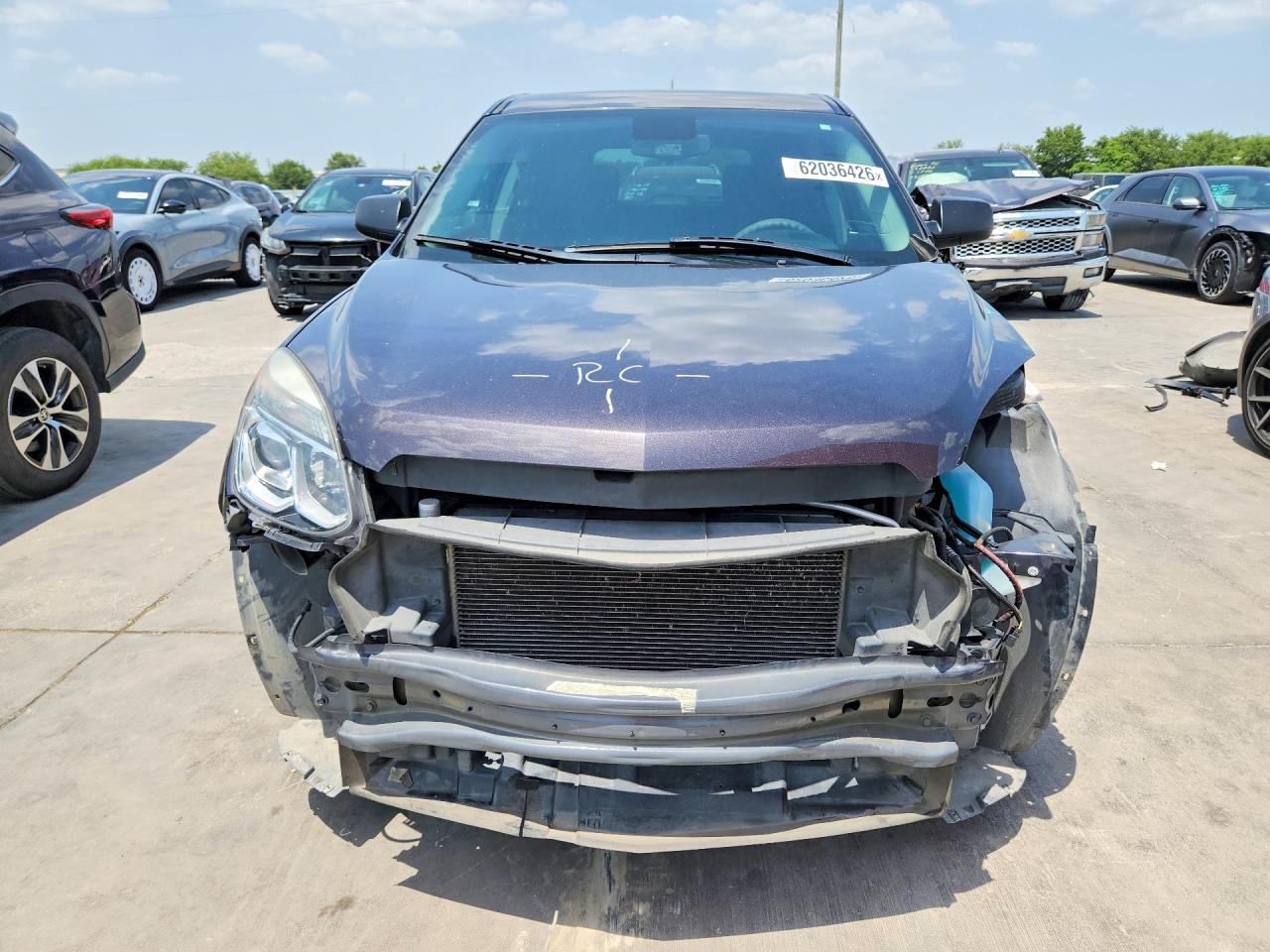 2016 Chevrolet Equinox Ls Blue vin: 2GNALBEK6G6200200