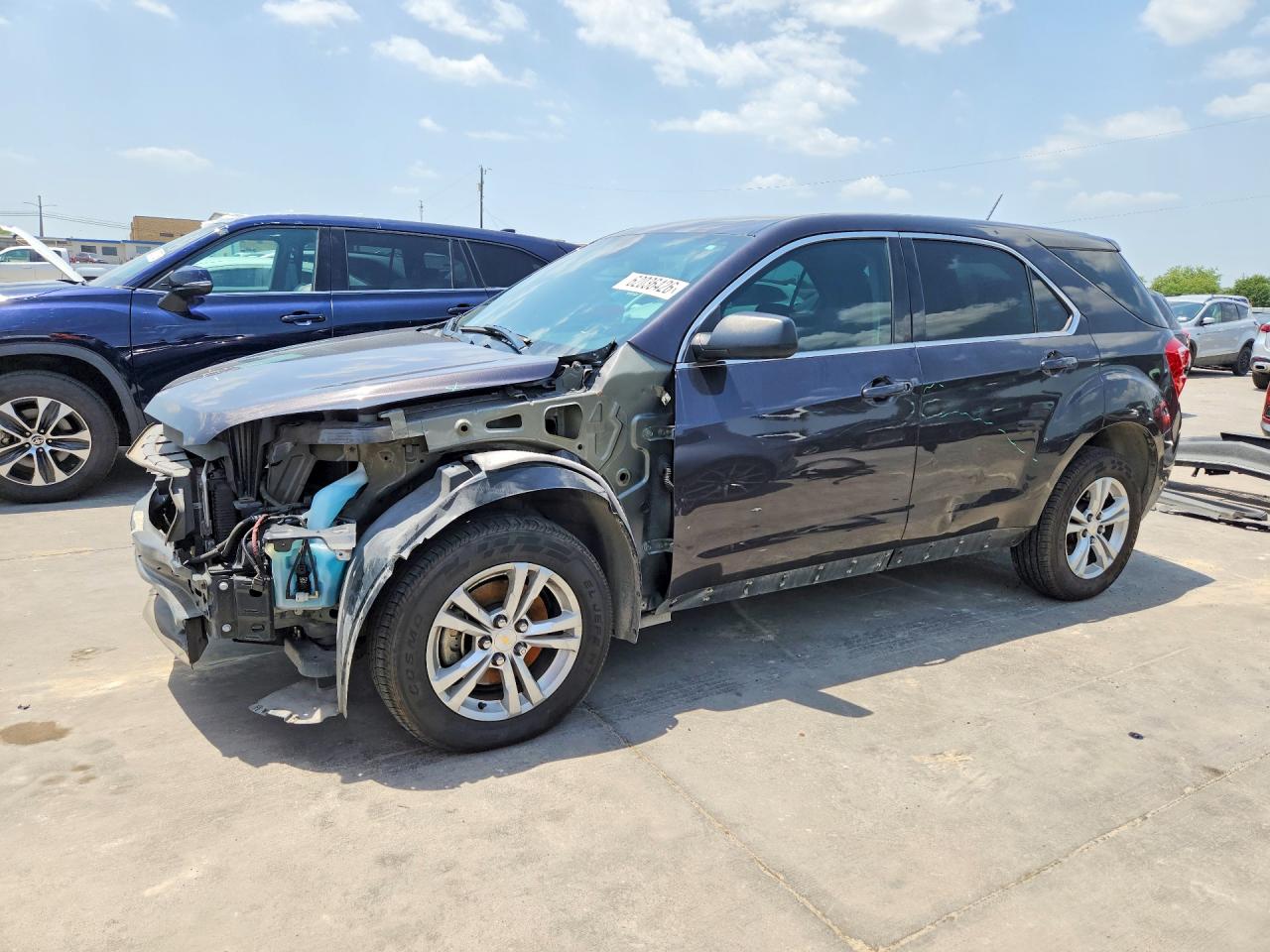 2016 Chevrolet Equinox Ls Blue vin: 2GNALBEK6G6200200