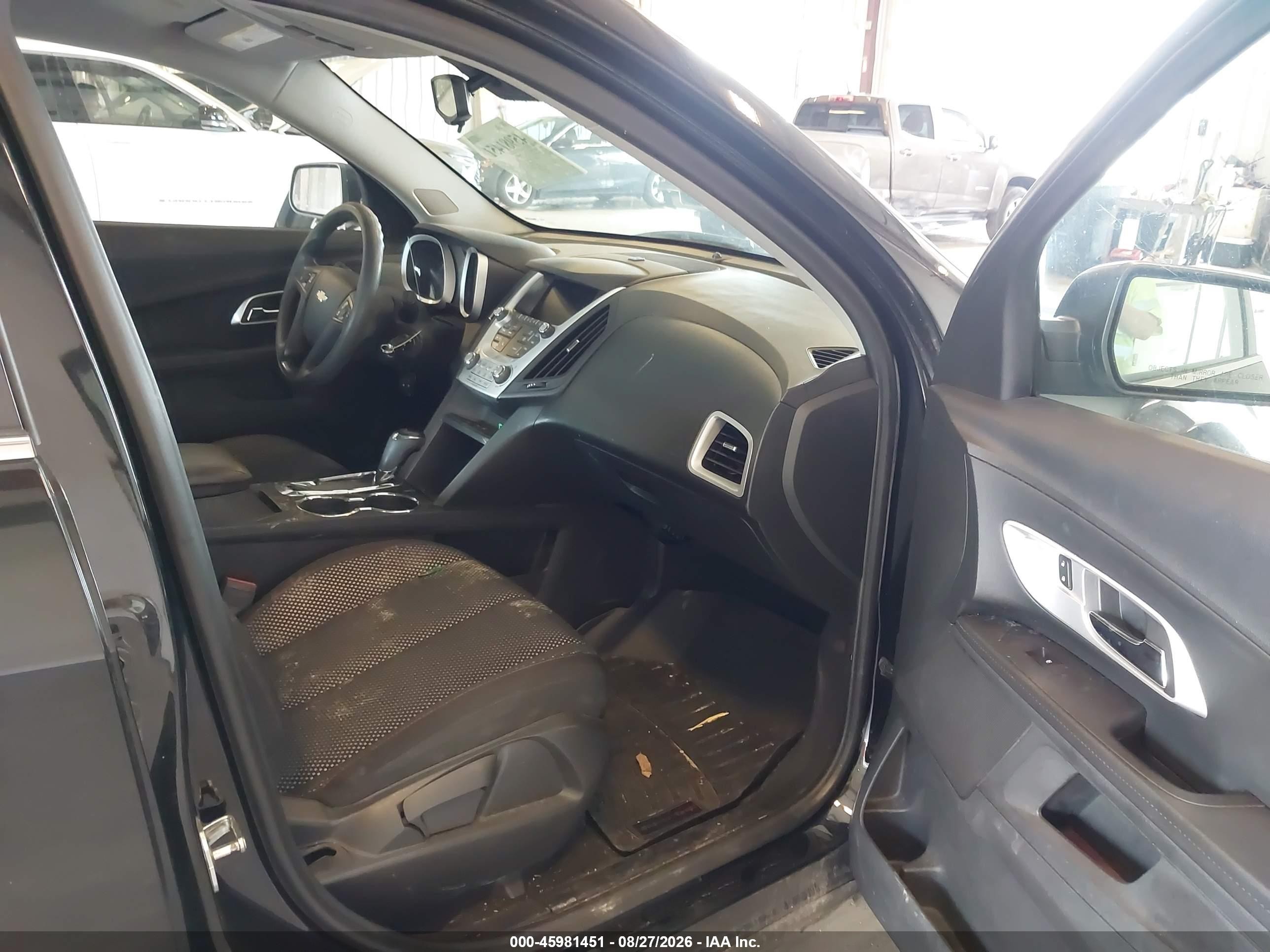 2017 Chevrolet Equinox Ls Black vin: 2GNALBEK6H1589919