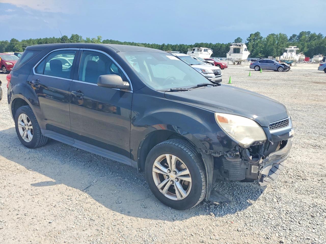2012 Chevrolet Equinox Ls Black vin: 2GNALBEK7C1111145