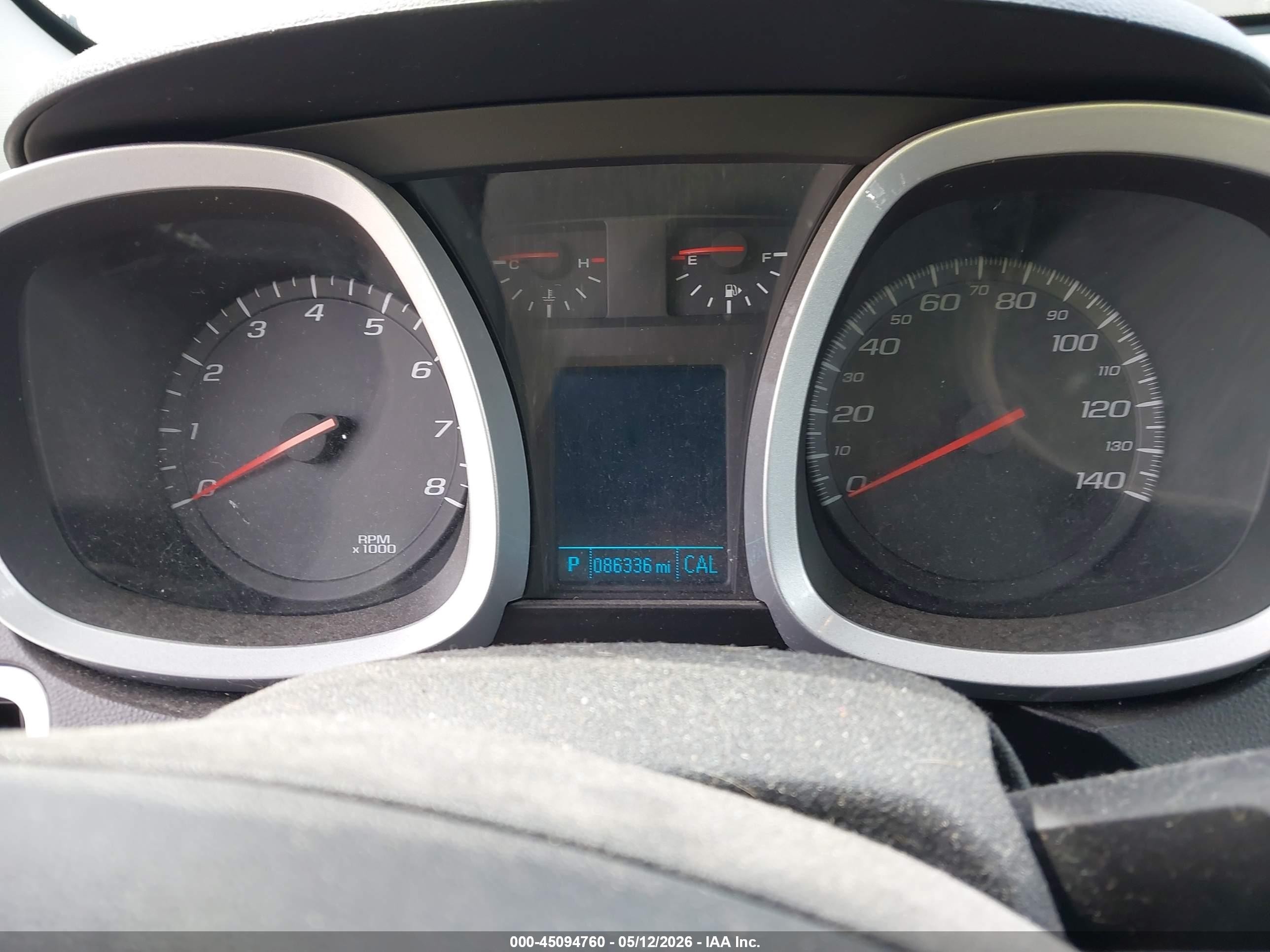 2012 Chevrolet Equinox Ls Черный vin: 2GNALBEK7C1319204