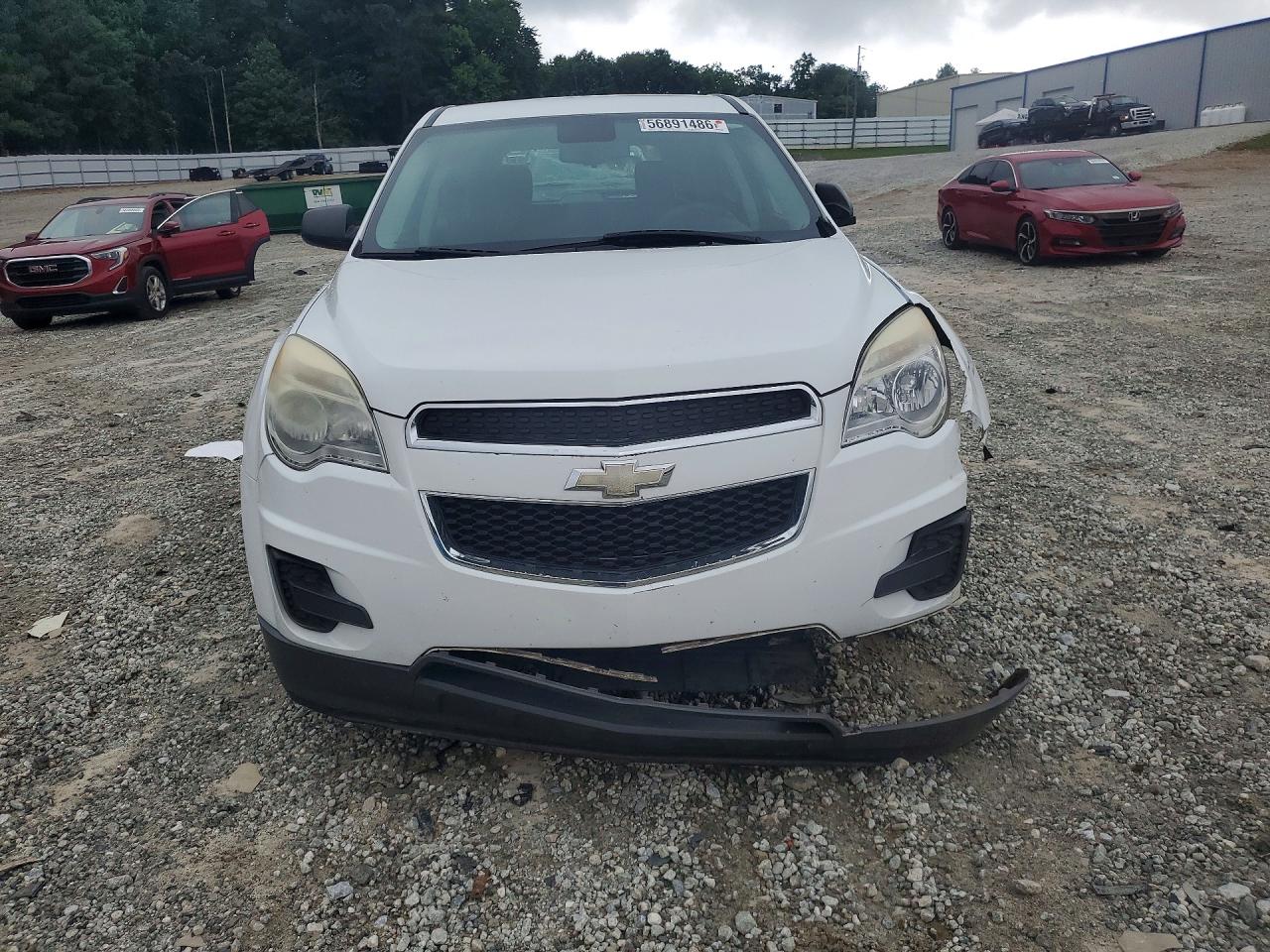2012 Chevrolet Equinox Ls Белый vin: 2GNALBEK7C1336374