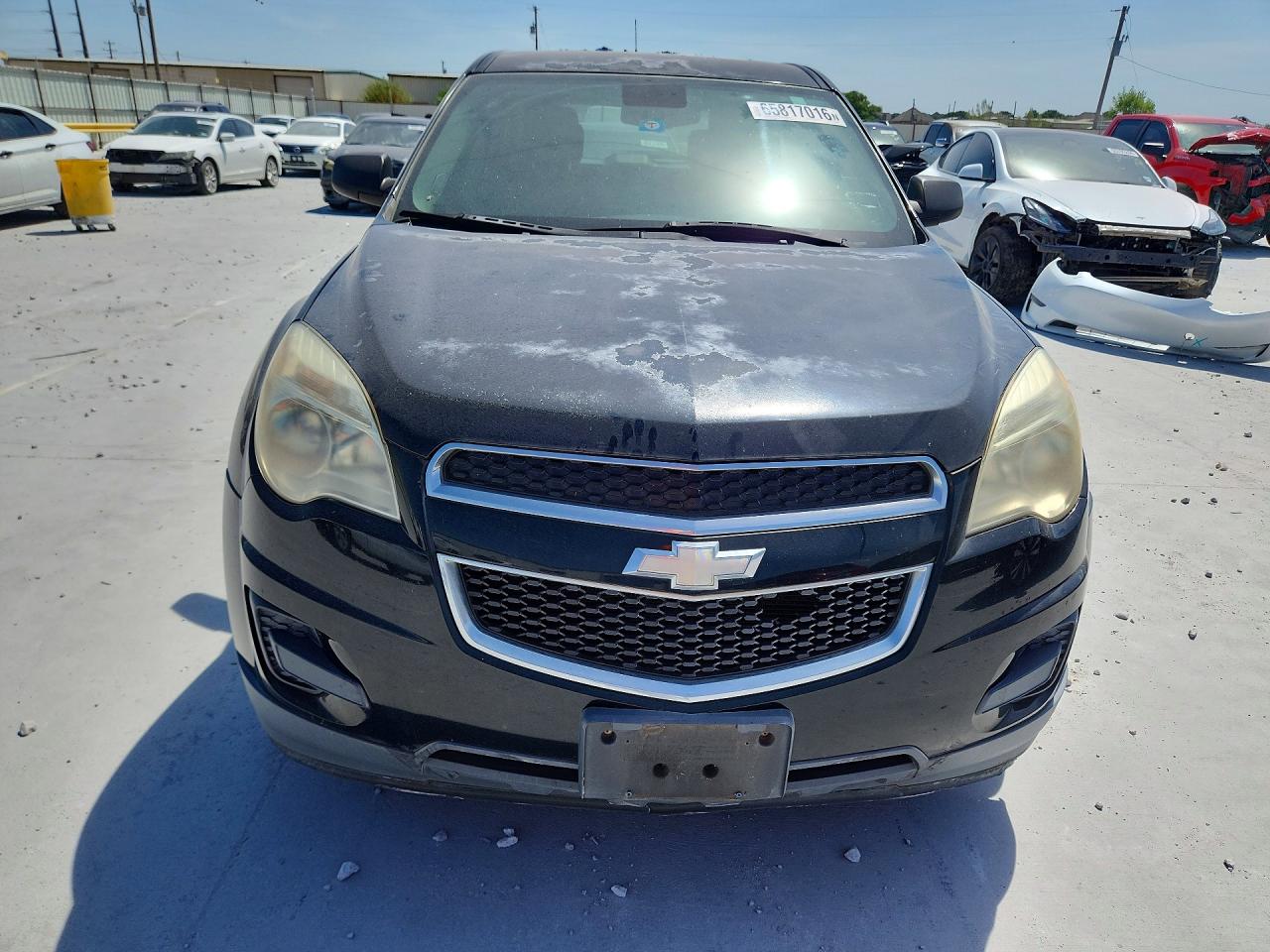 2012 Chevrolet Equinox Ls Black vin: 2GNALBEK7C6304558