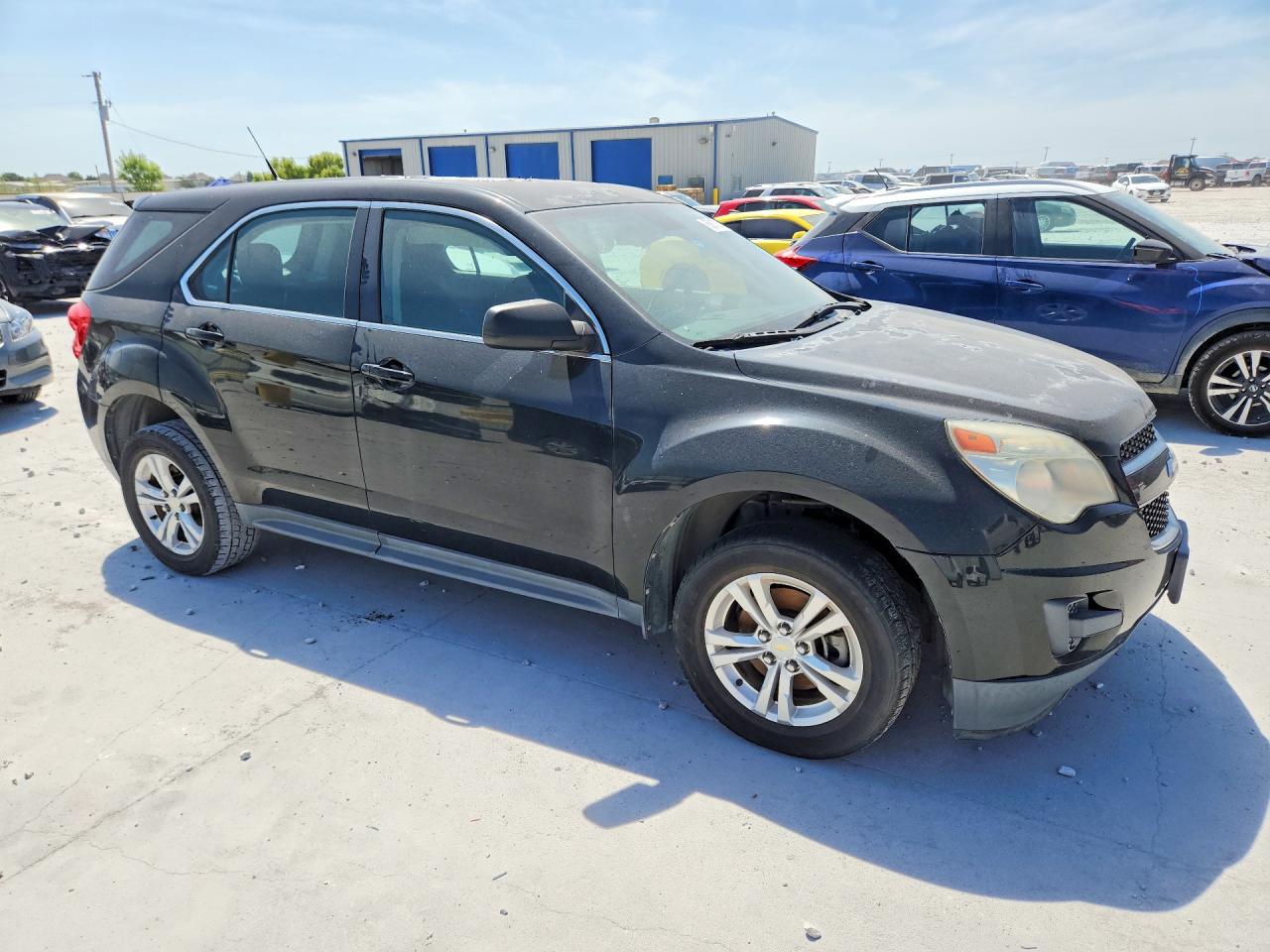 2012 Chevrolet Equinox Ls Black vin: 2GNALBEK7C6304558