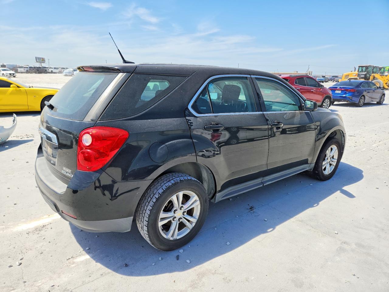 2012 Chevrolet Equinox Ls Black vin: 2GNALBEK7C6304558