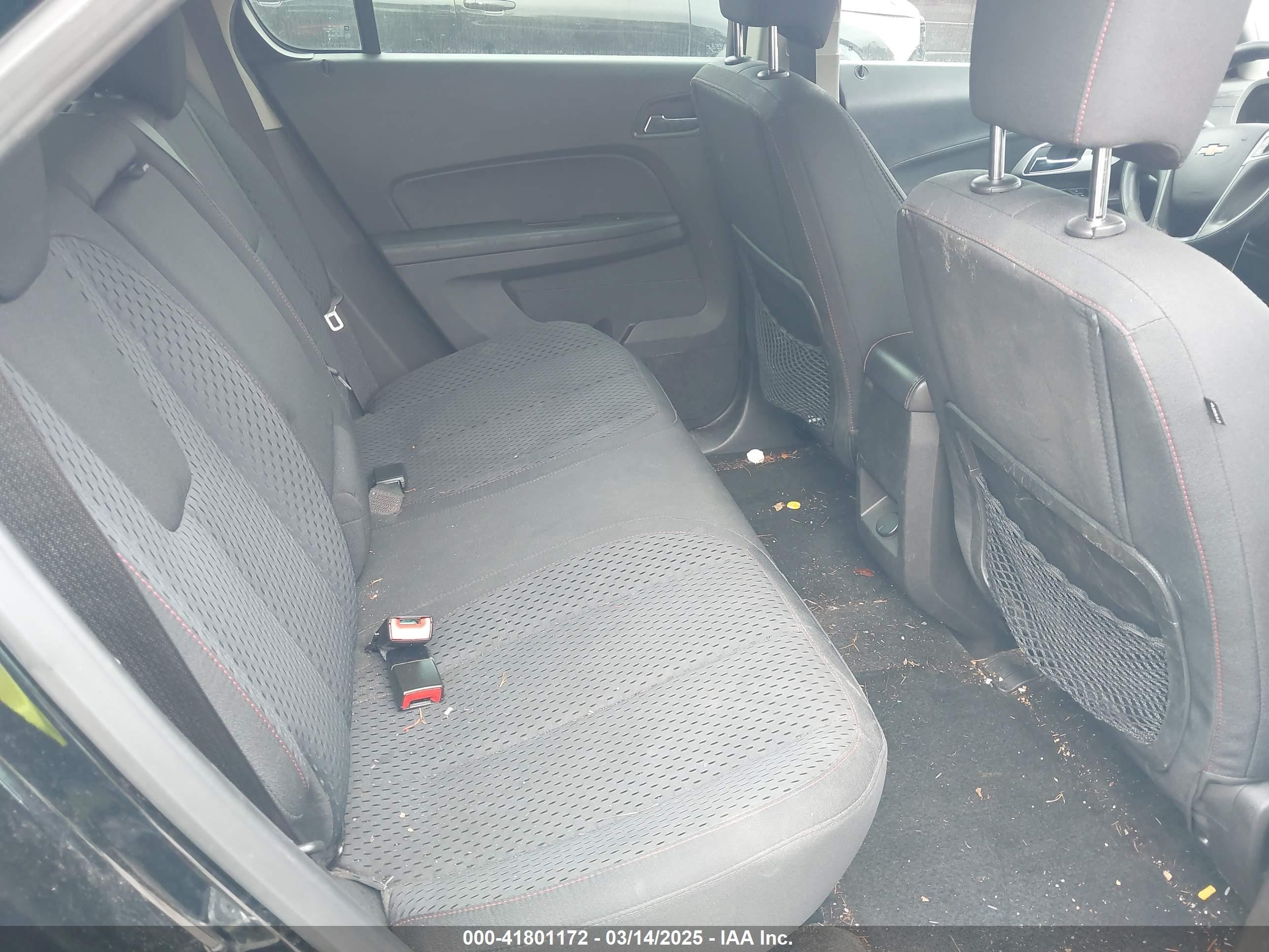 2012 Chevrolet Equinox Ls Black vin: 2GNALBEK7C6316869