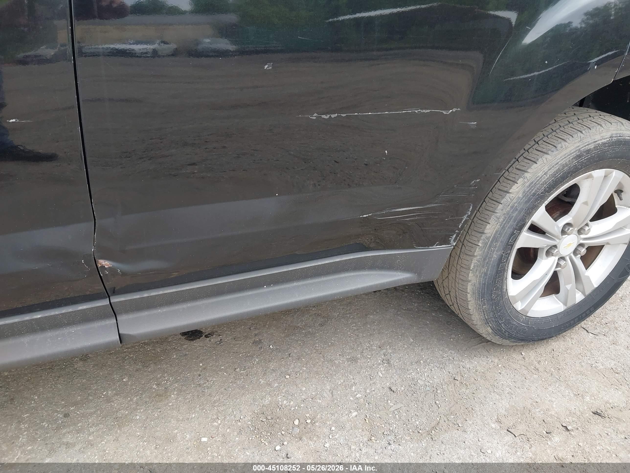 2013 Chevrolet Equinox Ls Черный vin: 2GNALBEK7D1143935