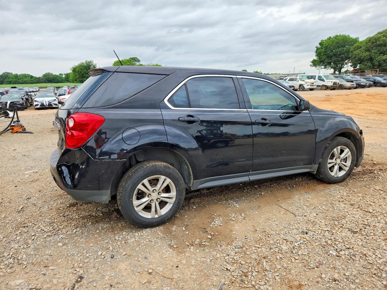 2013 Chevrolet Equinox Ls Black vin: 2GNALBEK7D1148388