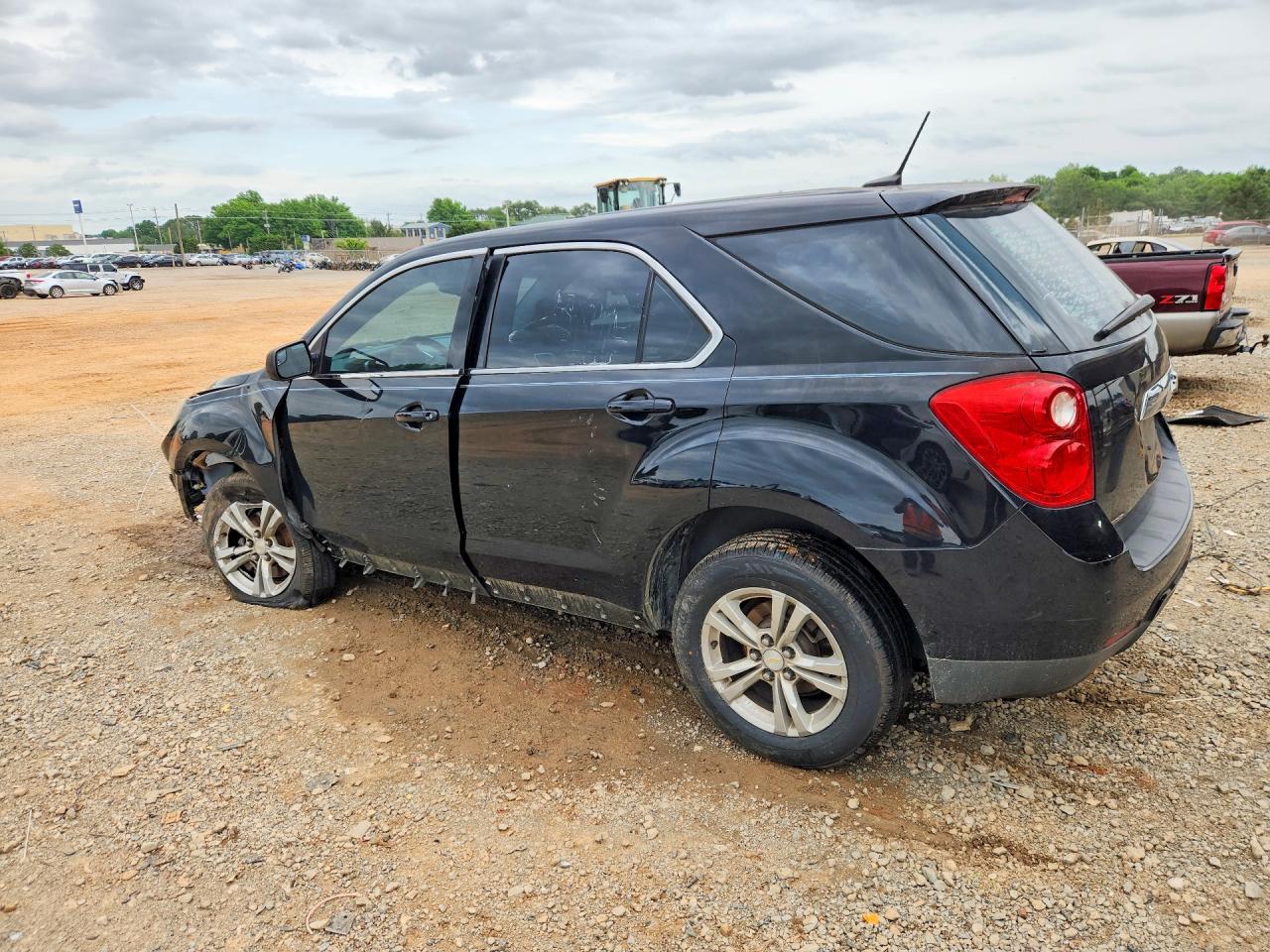 2013 Chevrolet Equinox Ls Black vin: 2GNALBEK7D1148388