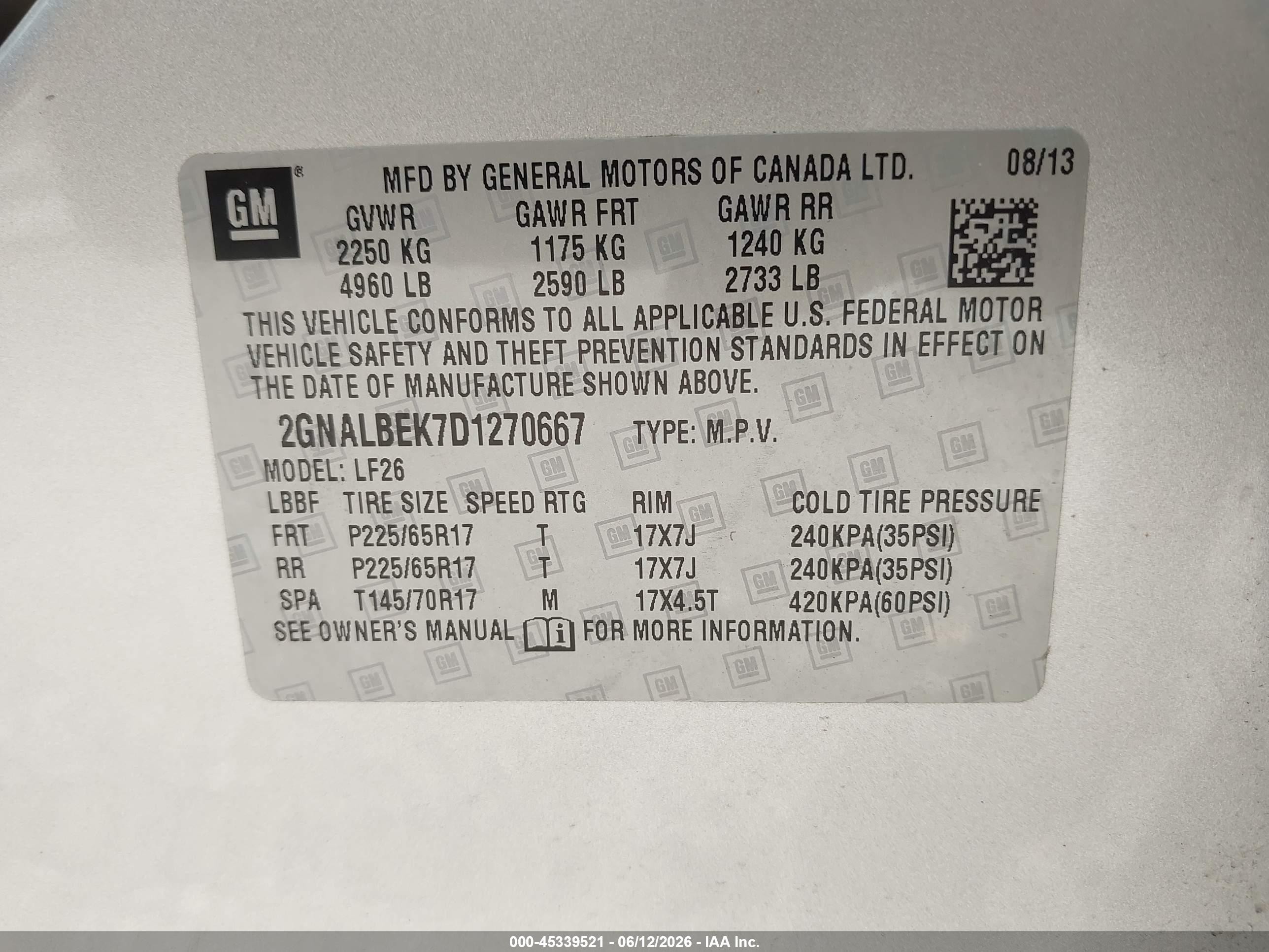 2013 Chevrolet Equinox Ls Silver vin: 2GNALBEK7D1270667