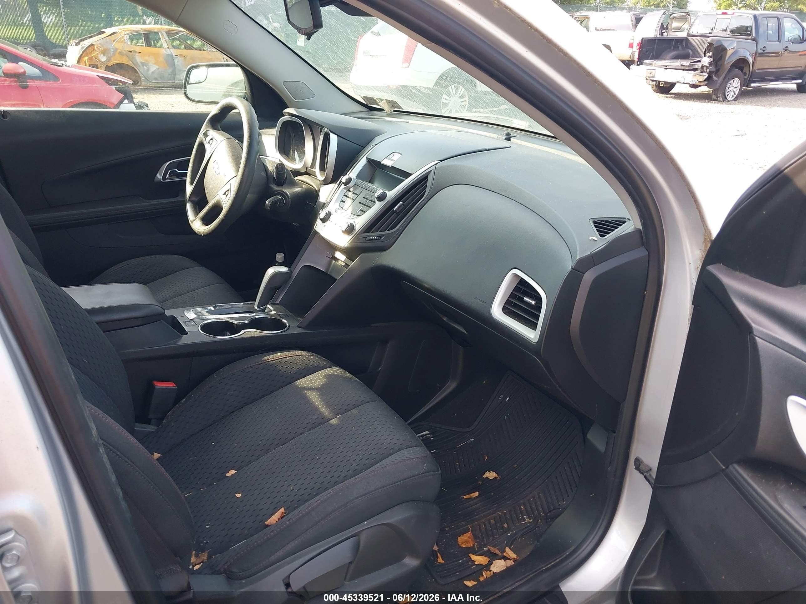 2013 Chevrolet Equinox Ls Silver vin: 2GNALBEK7D1270667