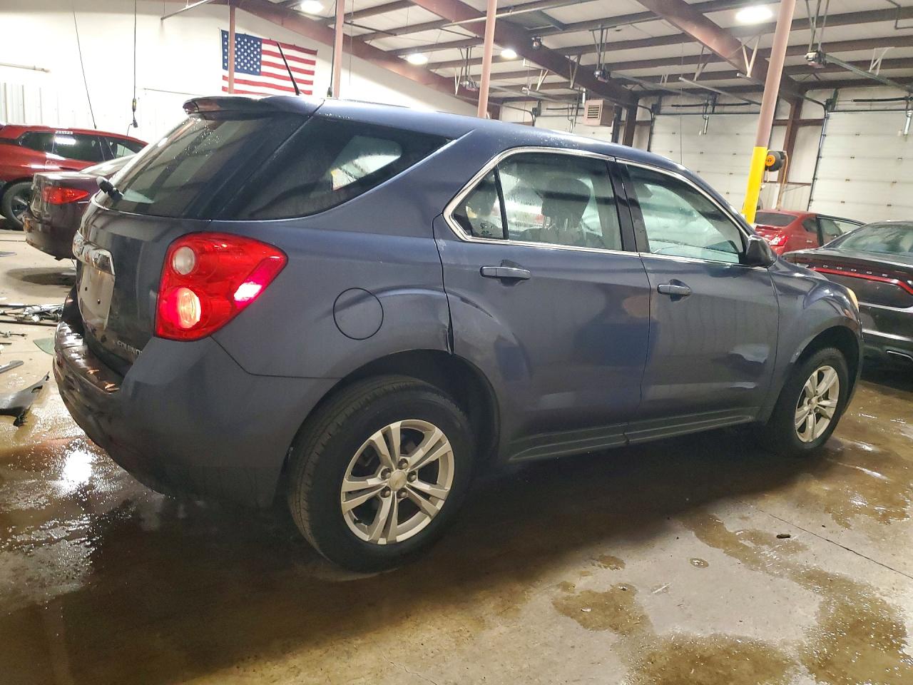 2013 Chevrolet Equinox Ls Blue vin: 2GNALBEK7D6270283