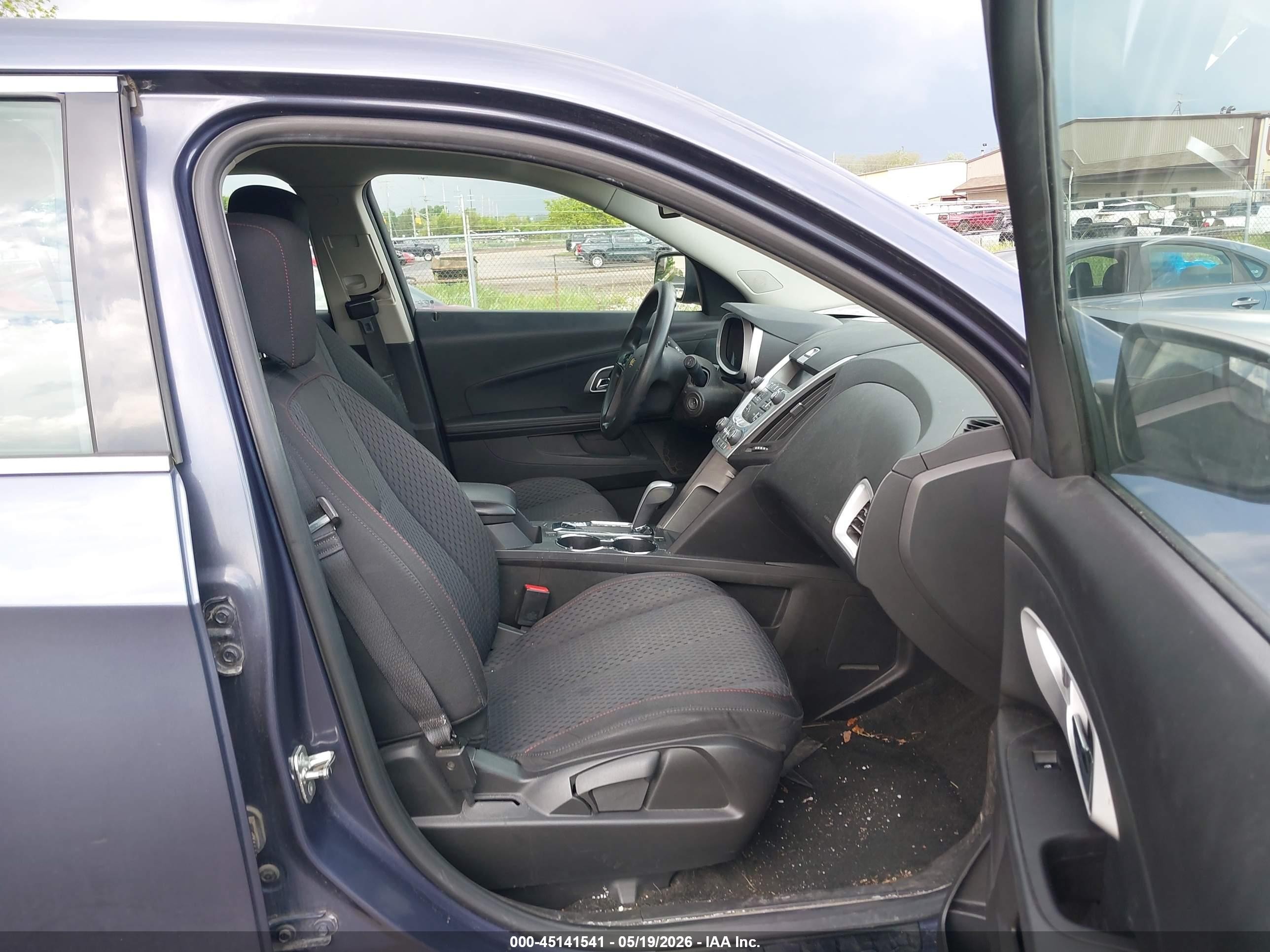 2013 Chevrolet Equinox Ls Blue vin: 2GNALBEK7D6305257