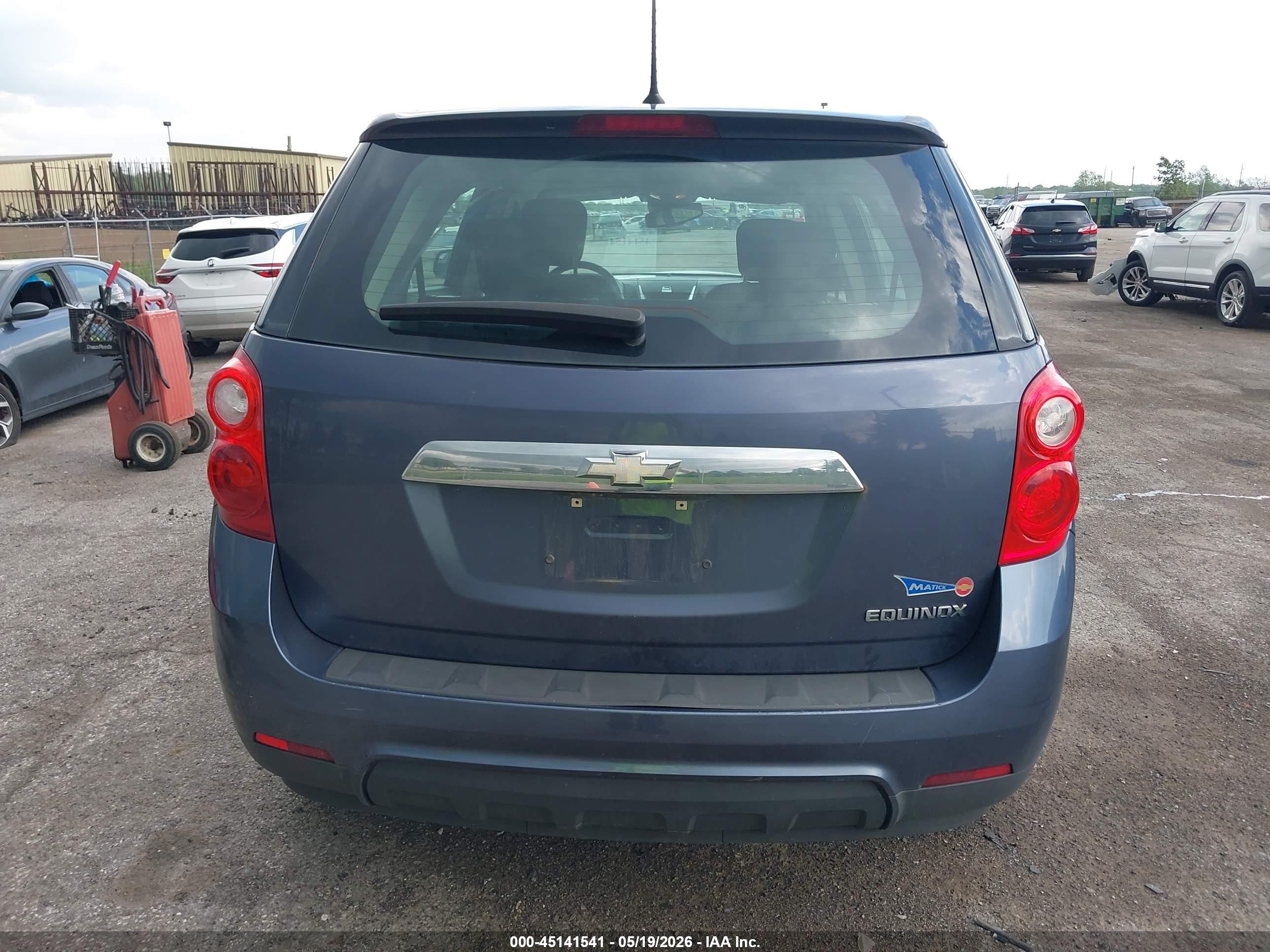 2013 Chevrolet Equinox Ls Blue vin: 2GNALBEK7D6305257