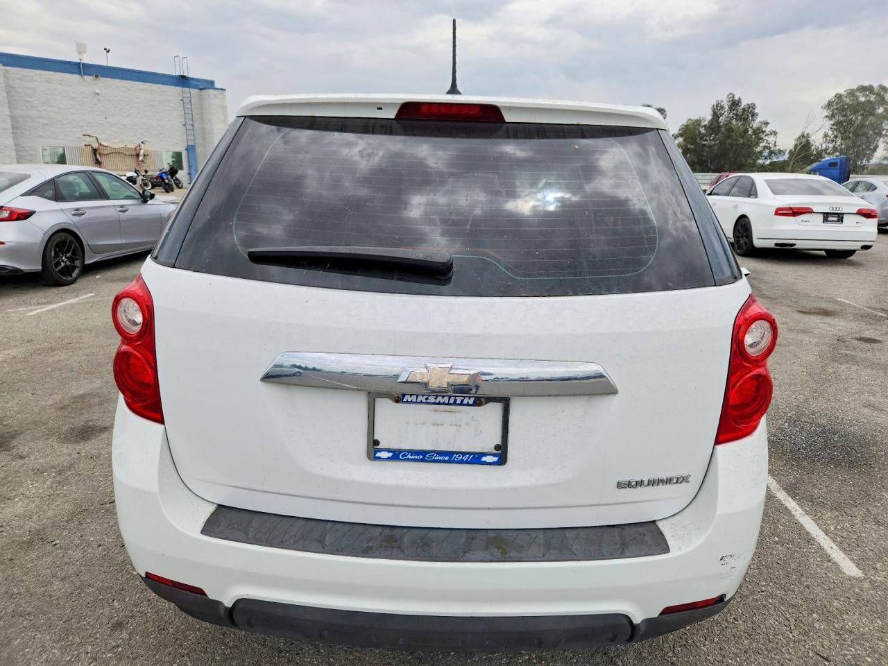 2013 Chevrolet Equinox Ls White vin: 2GNALBEK7D6306134