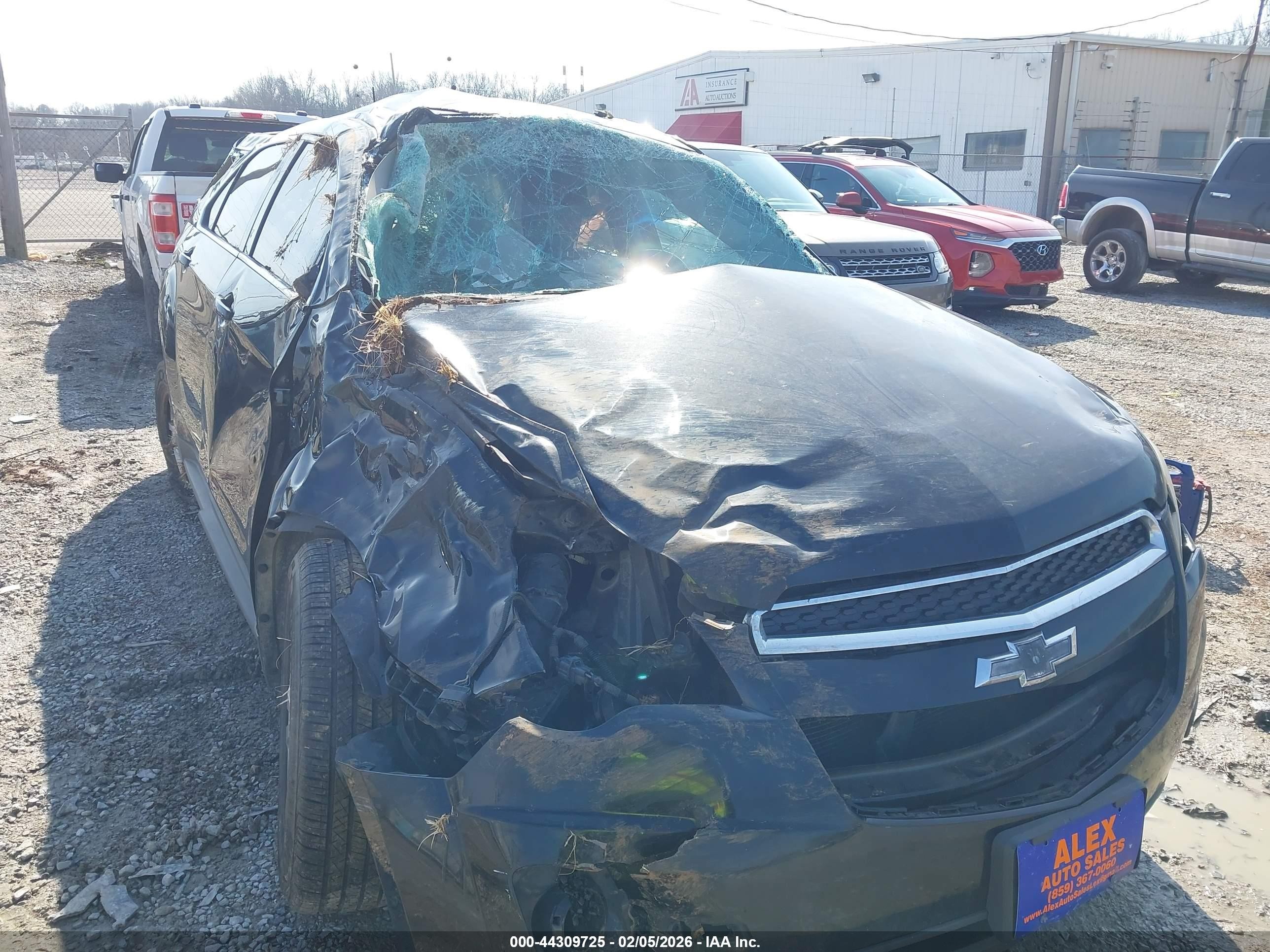 2013 Chevrolet Equinox Ls Black vin: 2GNALBEK7D6327565