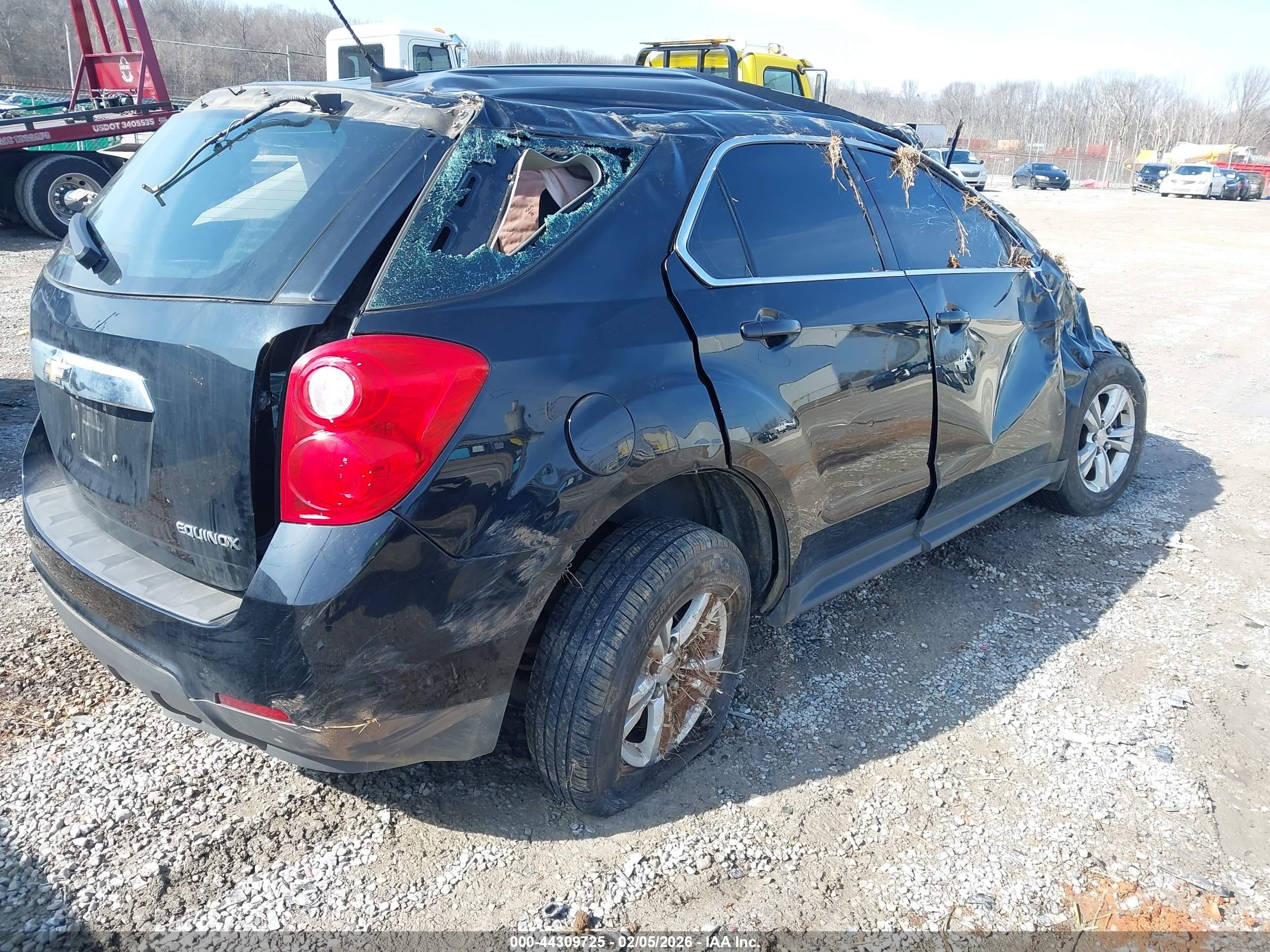 2013 Chevrolet Equinox Ls Black vin: 2GNALBEK7D6327565