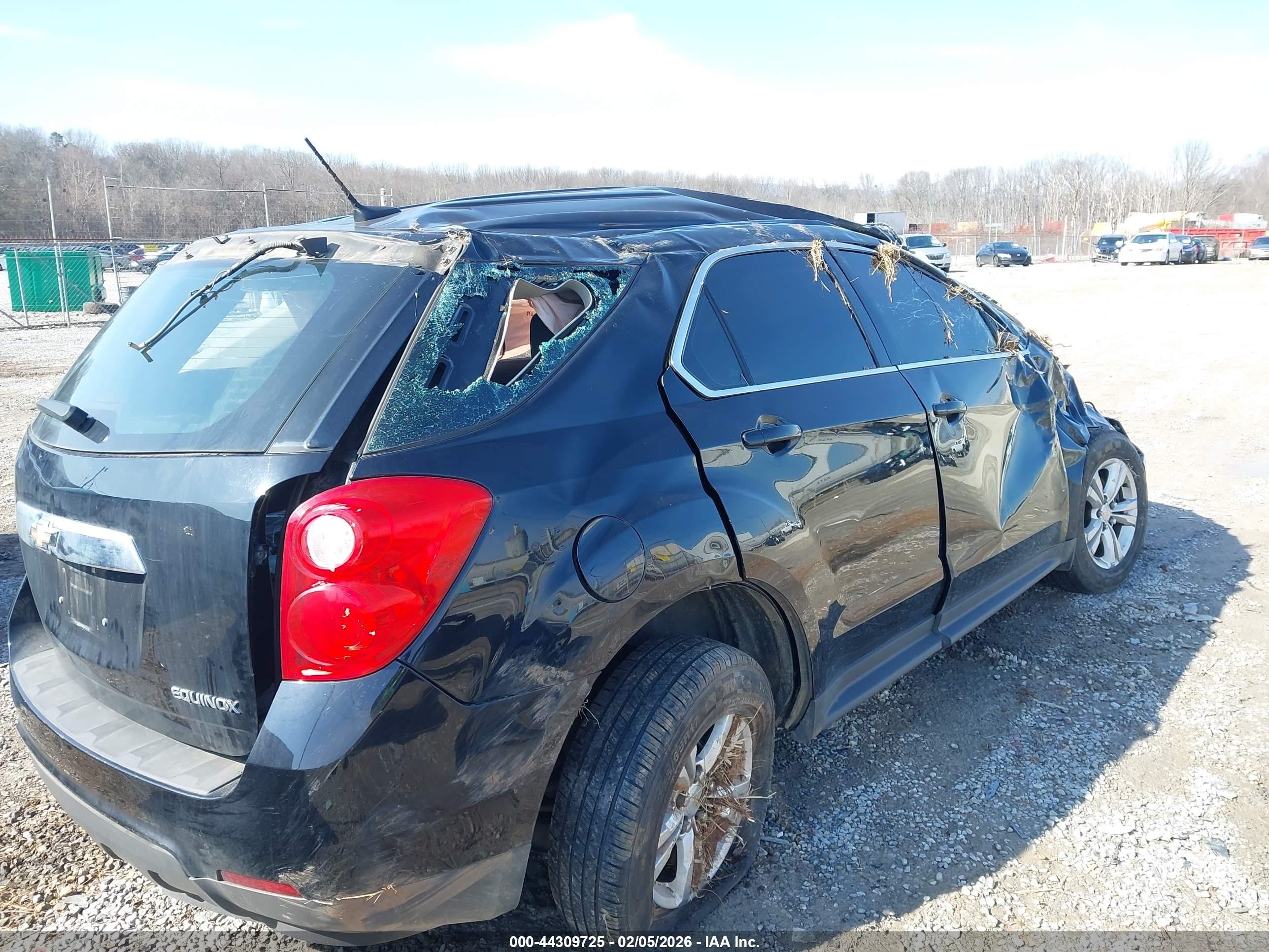 2013 Chevrolet Equinox Ls Black vin: 2GNALBEK7D6327565