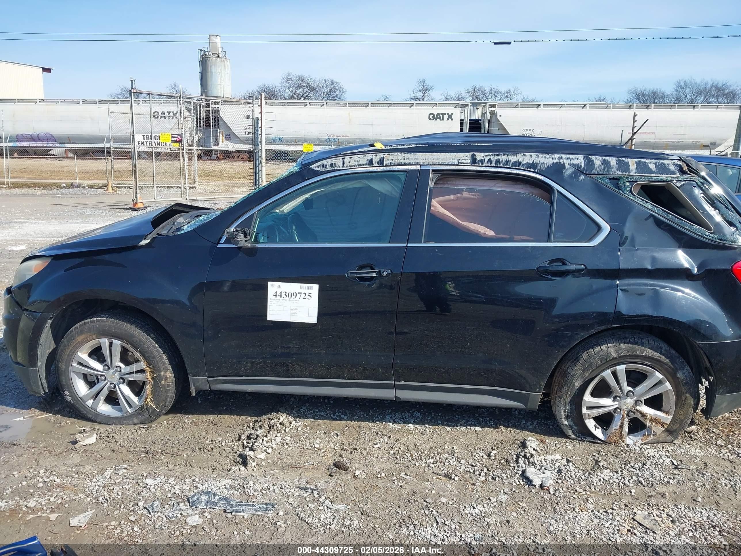 2013 Chevrolet Equinox Ls Black vin: 2GNALBEK7D6327565