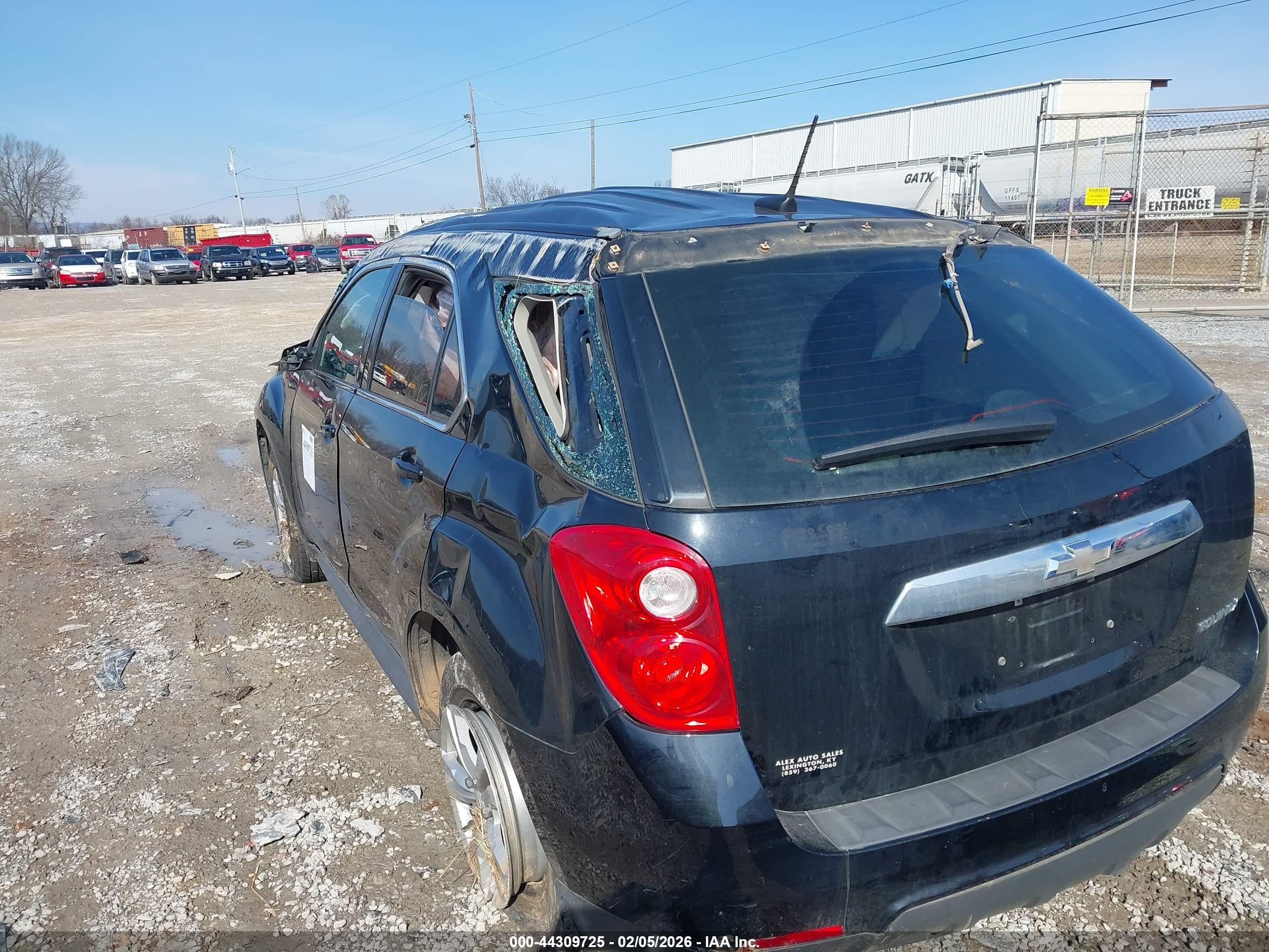 2013 Chevrolet Equinox Ls Black vin: 2GNALBEK7D6327565