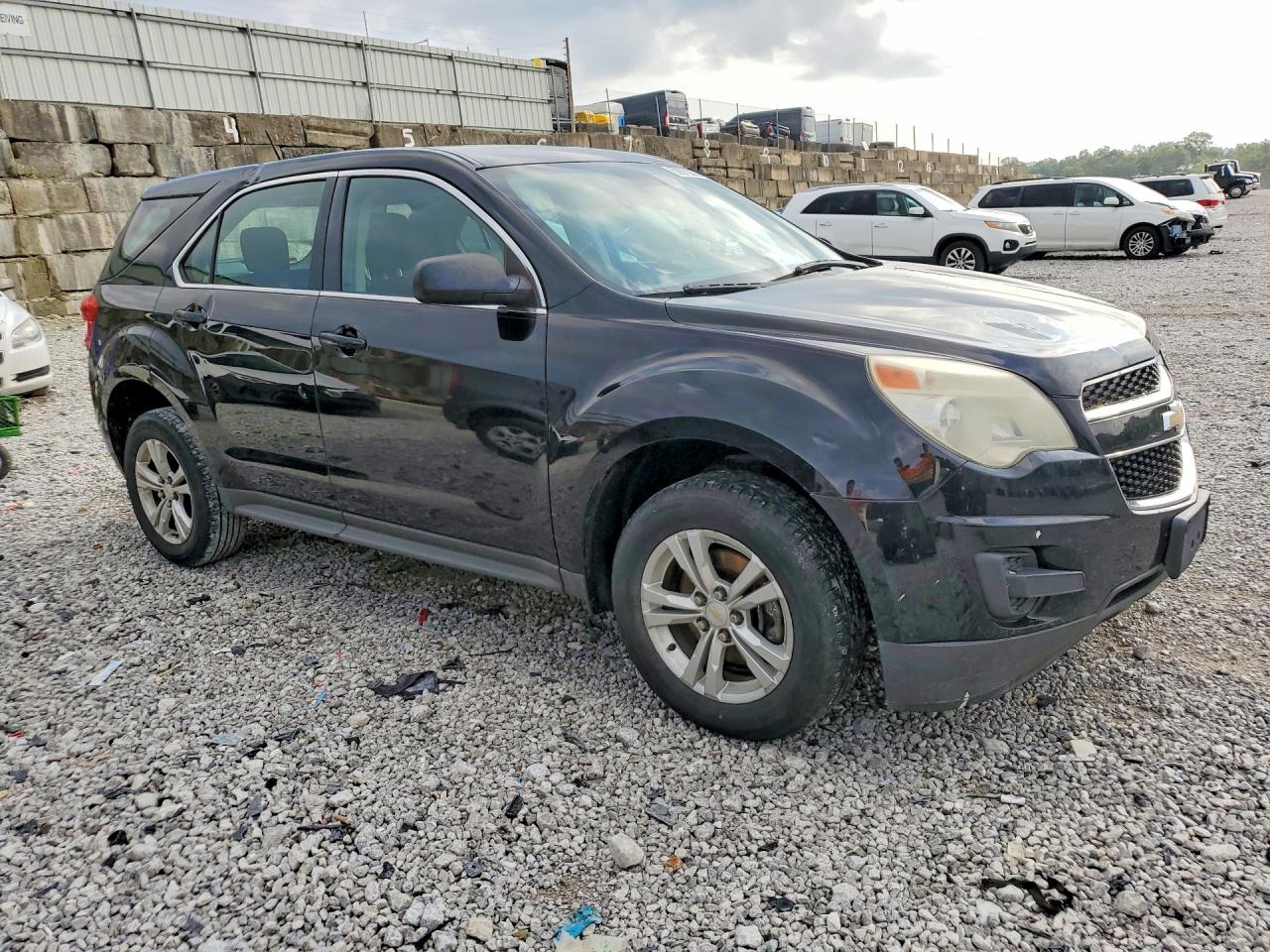 2013 Chevrolet Equinox Ls Black vin: 2GNALBEK7D6368214