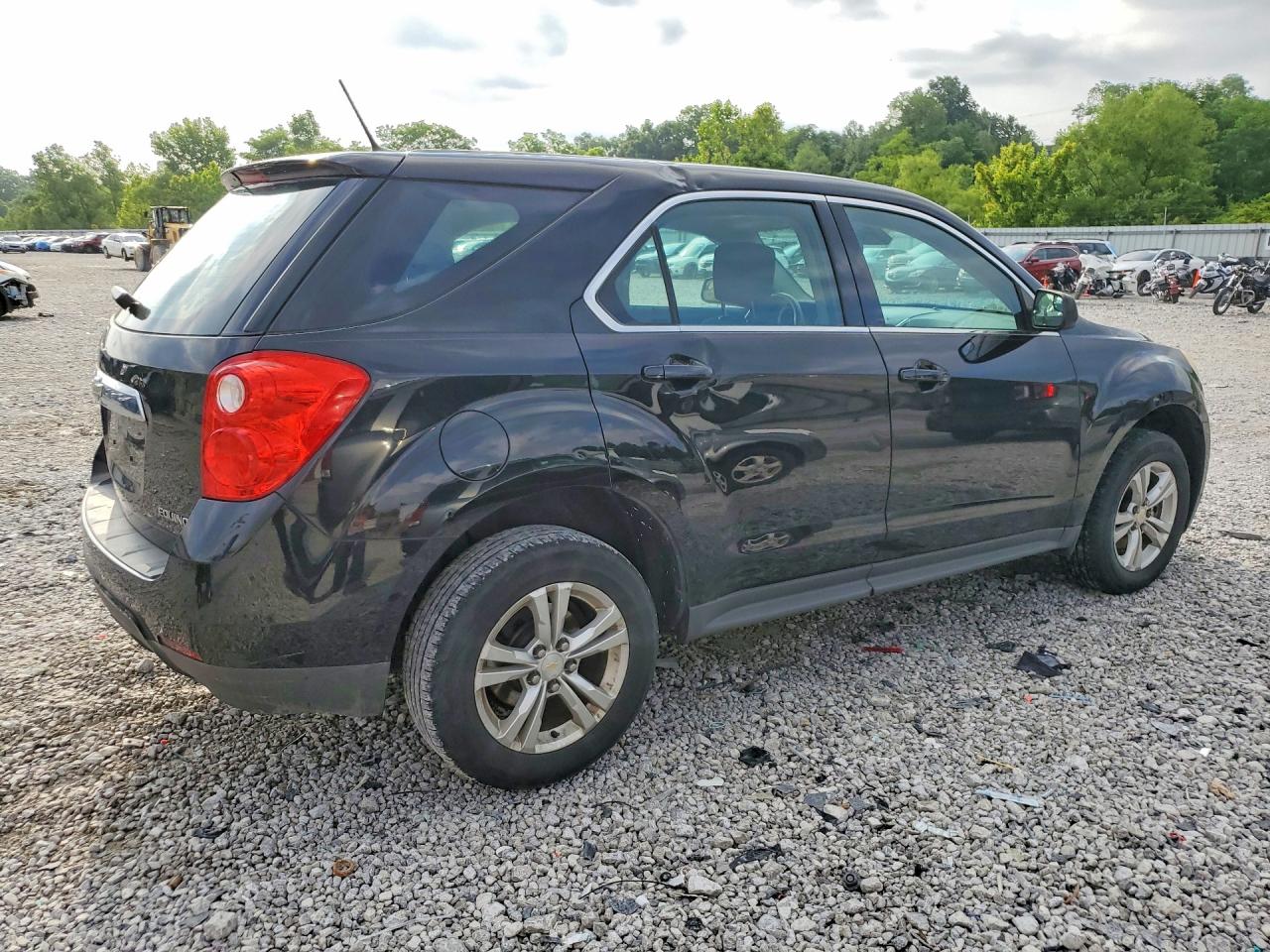 2013 Chevrolet Equinox Ls Black vin: 2GNALBEK7D6368214