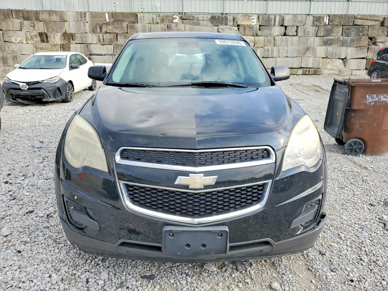 2013 Chevrolet Equinox Ls Black vin: 2GNALBEK7D6368214