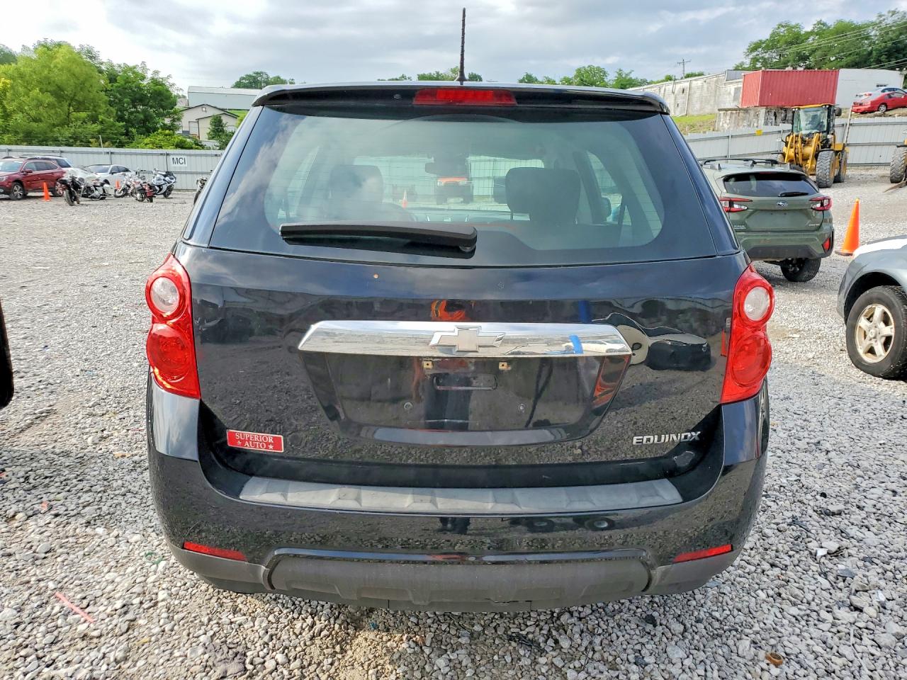 2013 Chevrolet Equinox Ls Black vin: 2GNALBEK7D6368214
