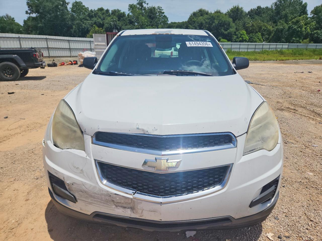 2013 Chevrolet Equinox Ls Белый vin: 2GNALBEK7D6376068