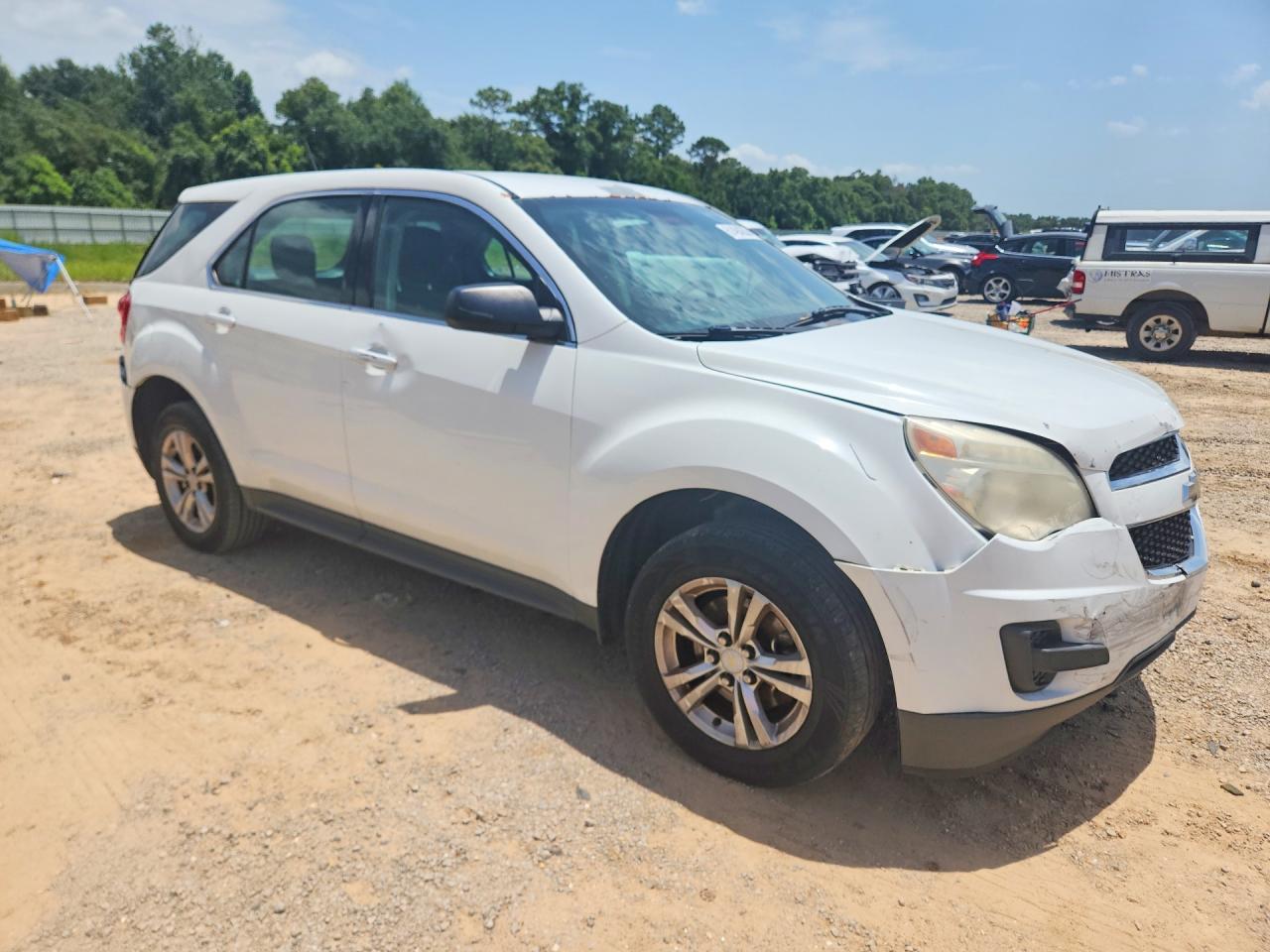 2013 Chevrolet Equinox Ls Белый vin: 2GNALBEK7D6376068