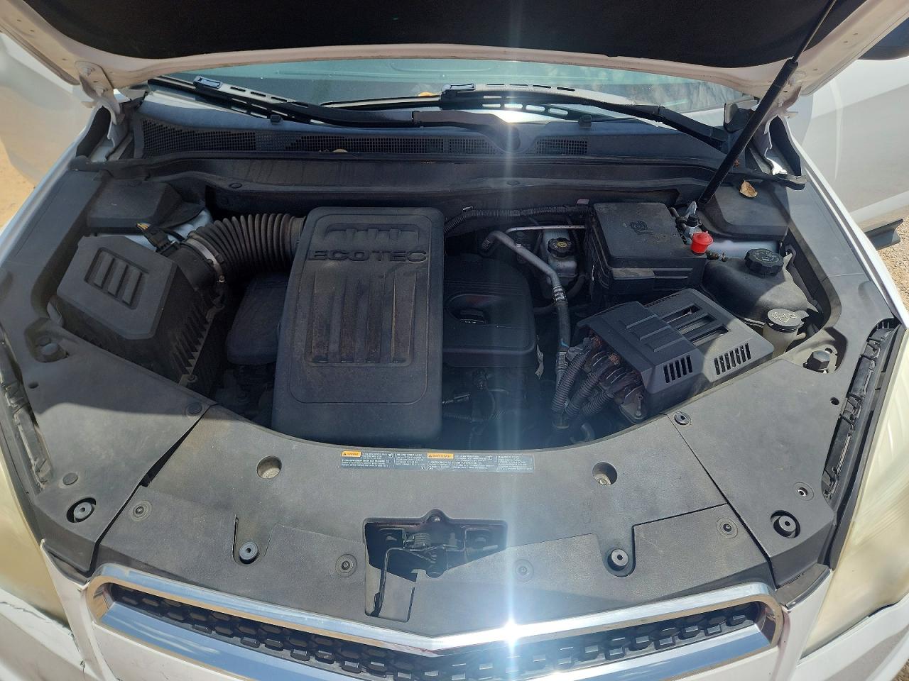 2013 Chevrolet Equinox Ls Белый vin: 2GNALBEK7D6376068