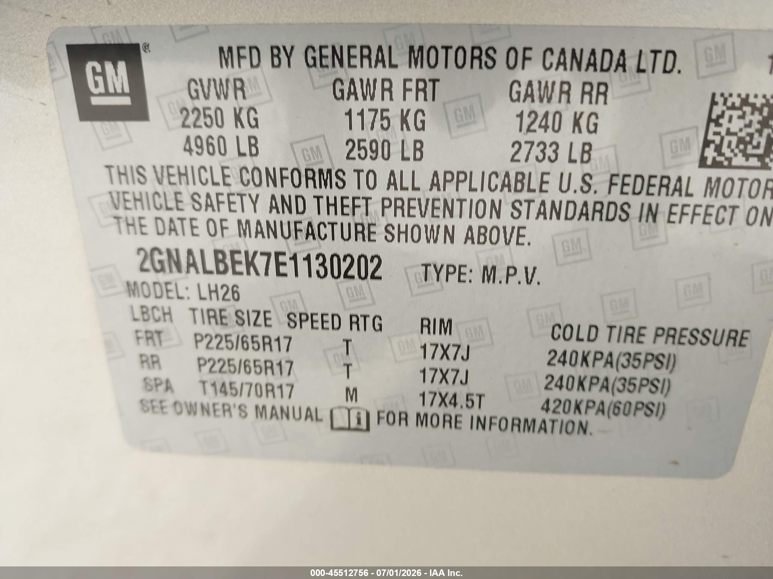 2014 Chevrolet Equinox Lt Gold vin: 2GNALBEK7E1130202
