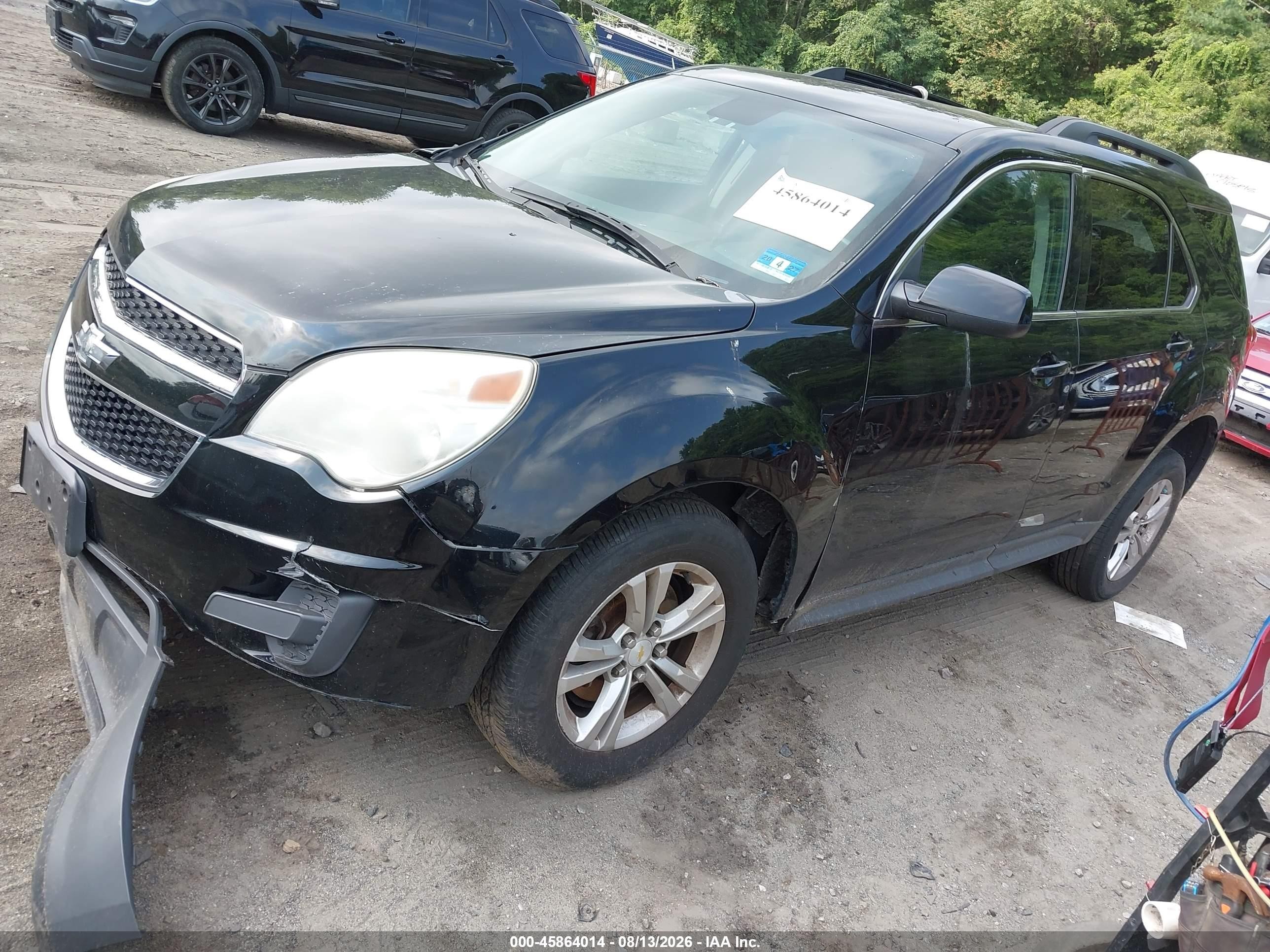 2014 Chevrolet Equinox Lt Black vin: 2GNALBEK7E1152099
