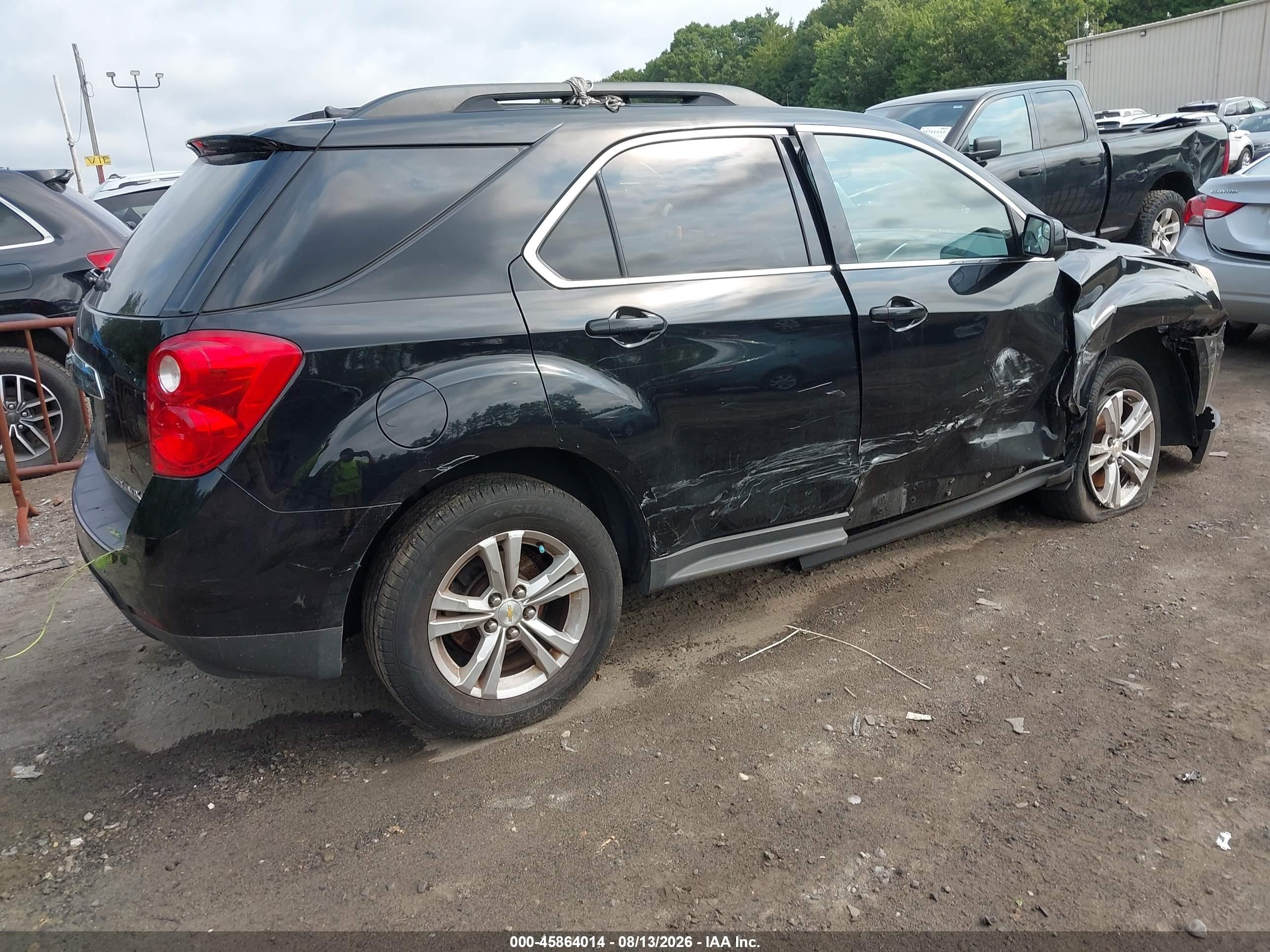 2014 Chevrolet Equinox Lt Black vin: 2GNALBEK7E1152099