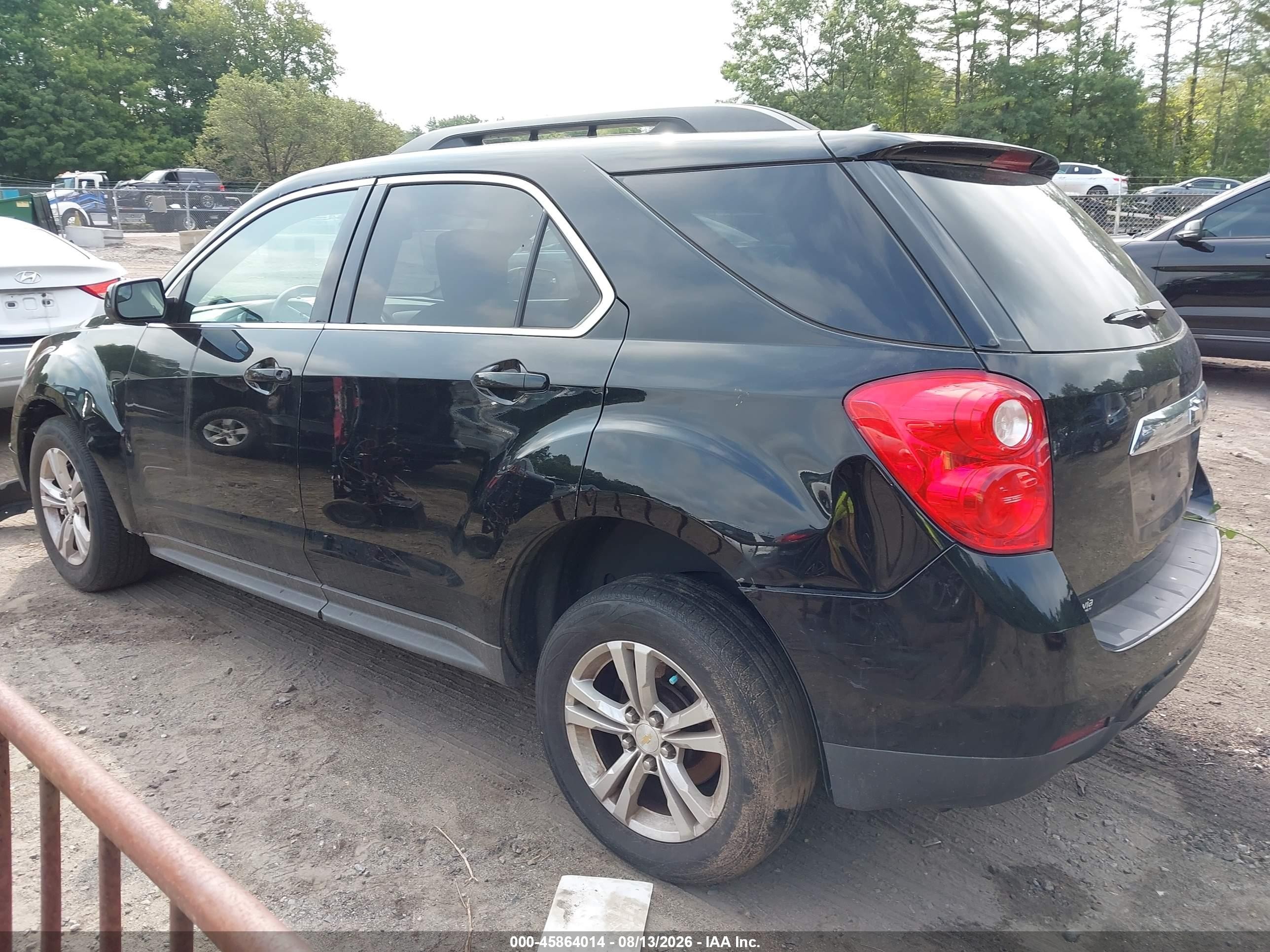 2014 Chevrolet Equinox Lt Black vin: 2GNALBEK7E1152099
