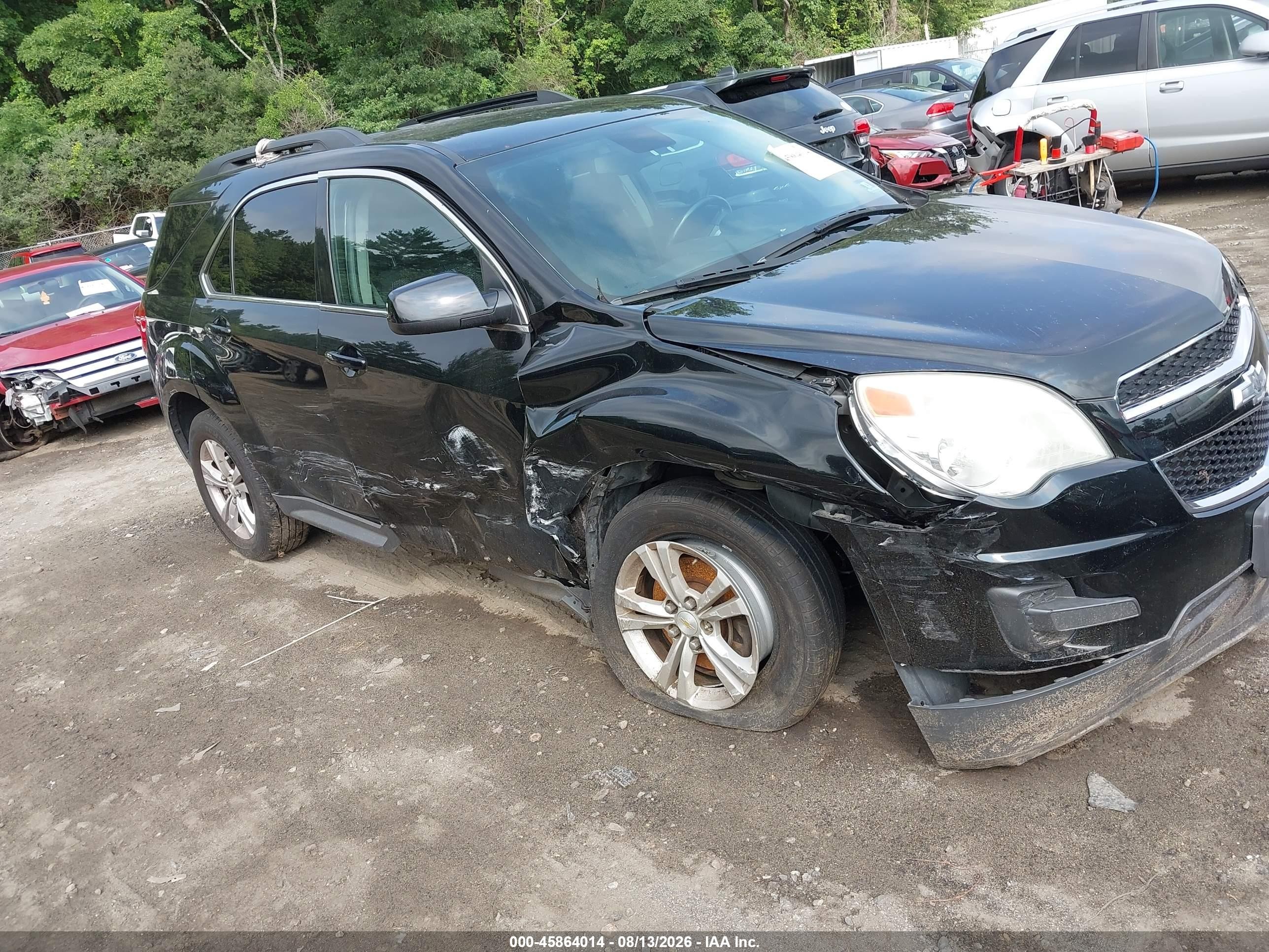 2014 Chevrolet Equinox Lt Black vin: 2GNALBEK7E1152099