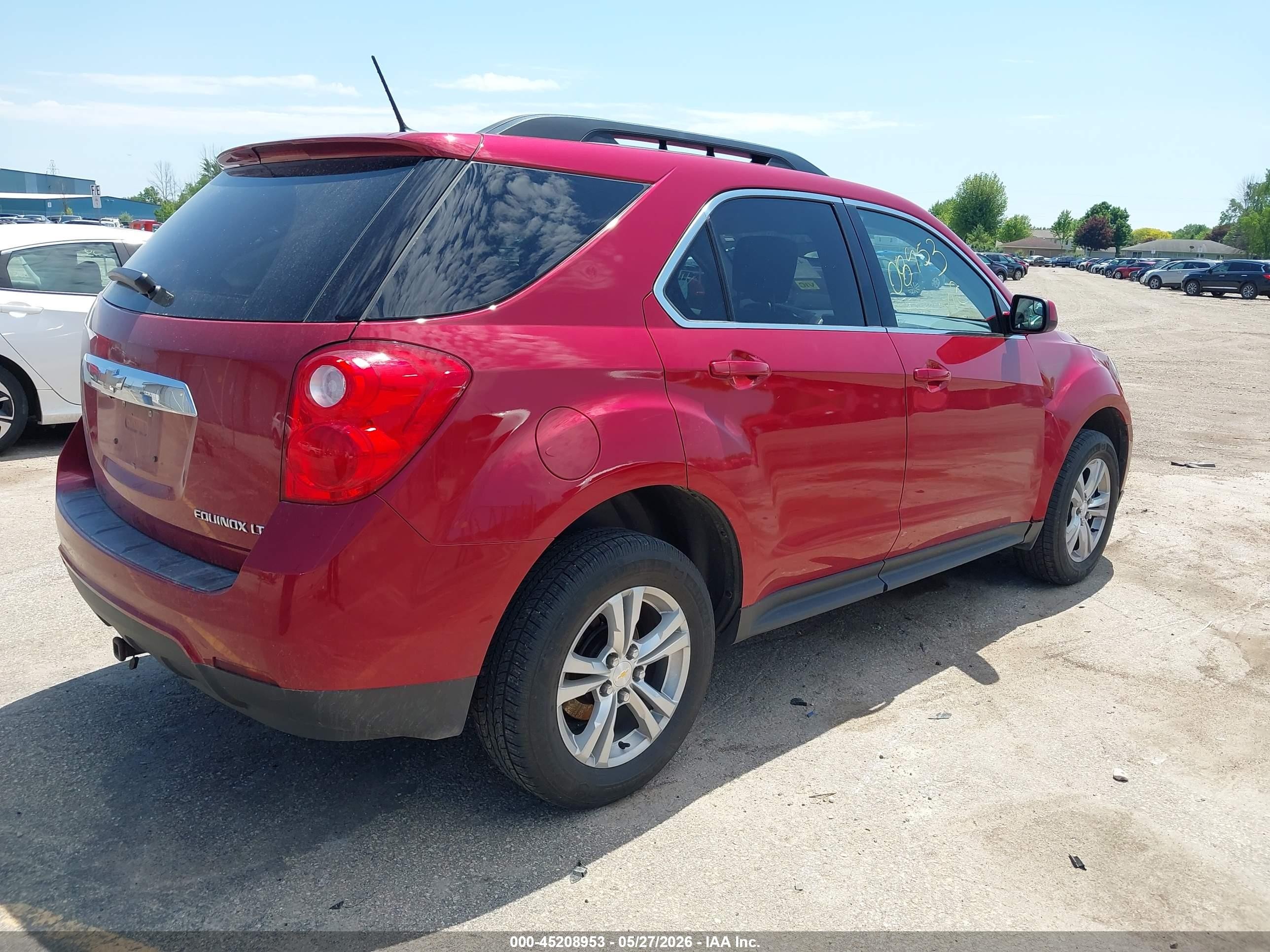 2014 Chevrolet Equinox 1lt Красный vin: 2GNALBEK7E6227225