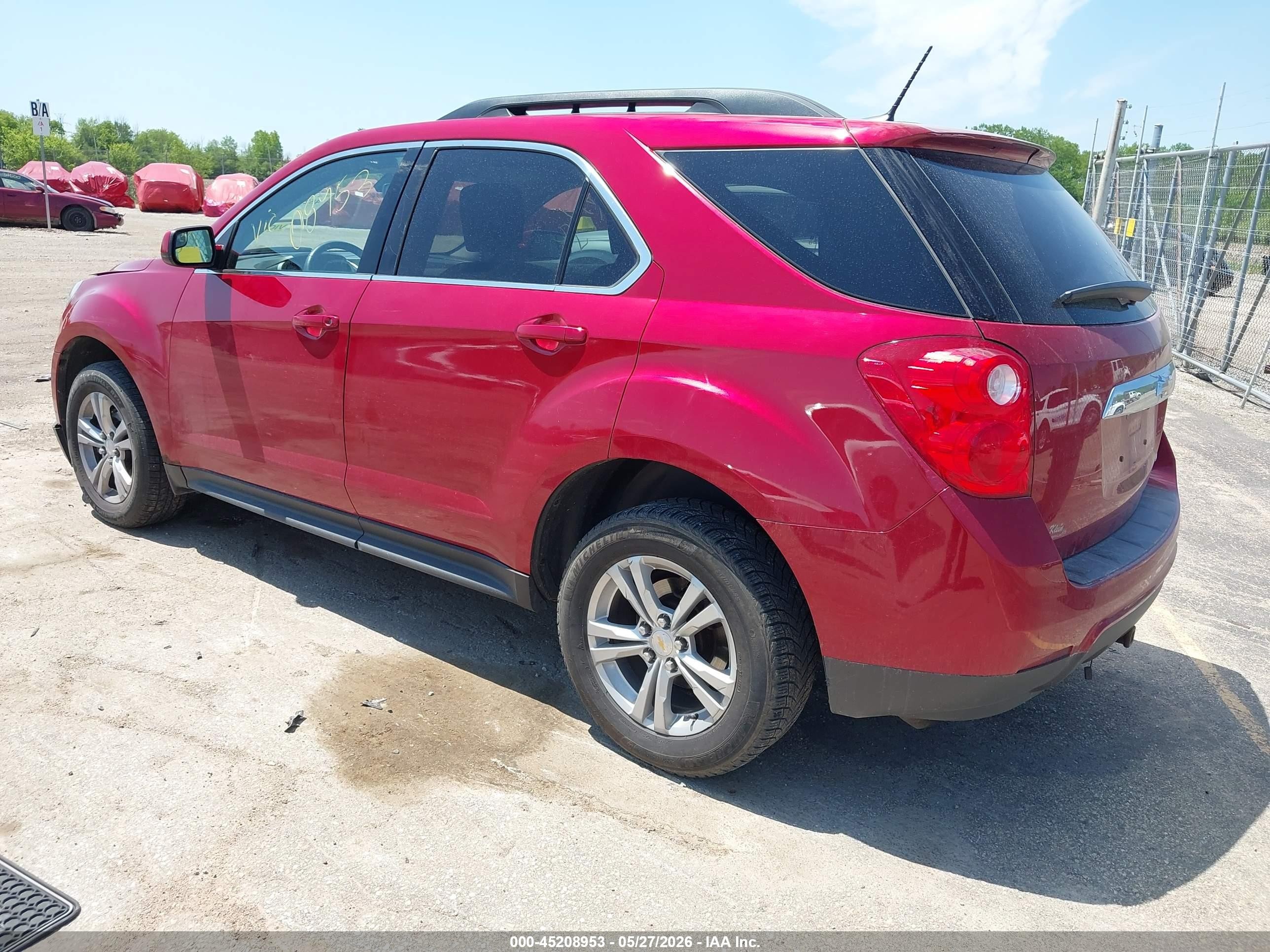 2014 Chevrolet Equinox 1lt Красный vin: 2GNALBEK7E6227225