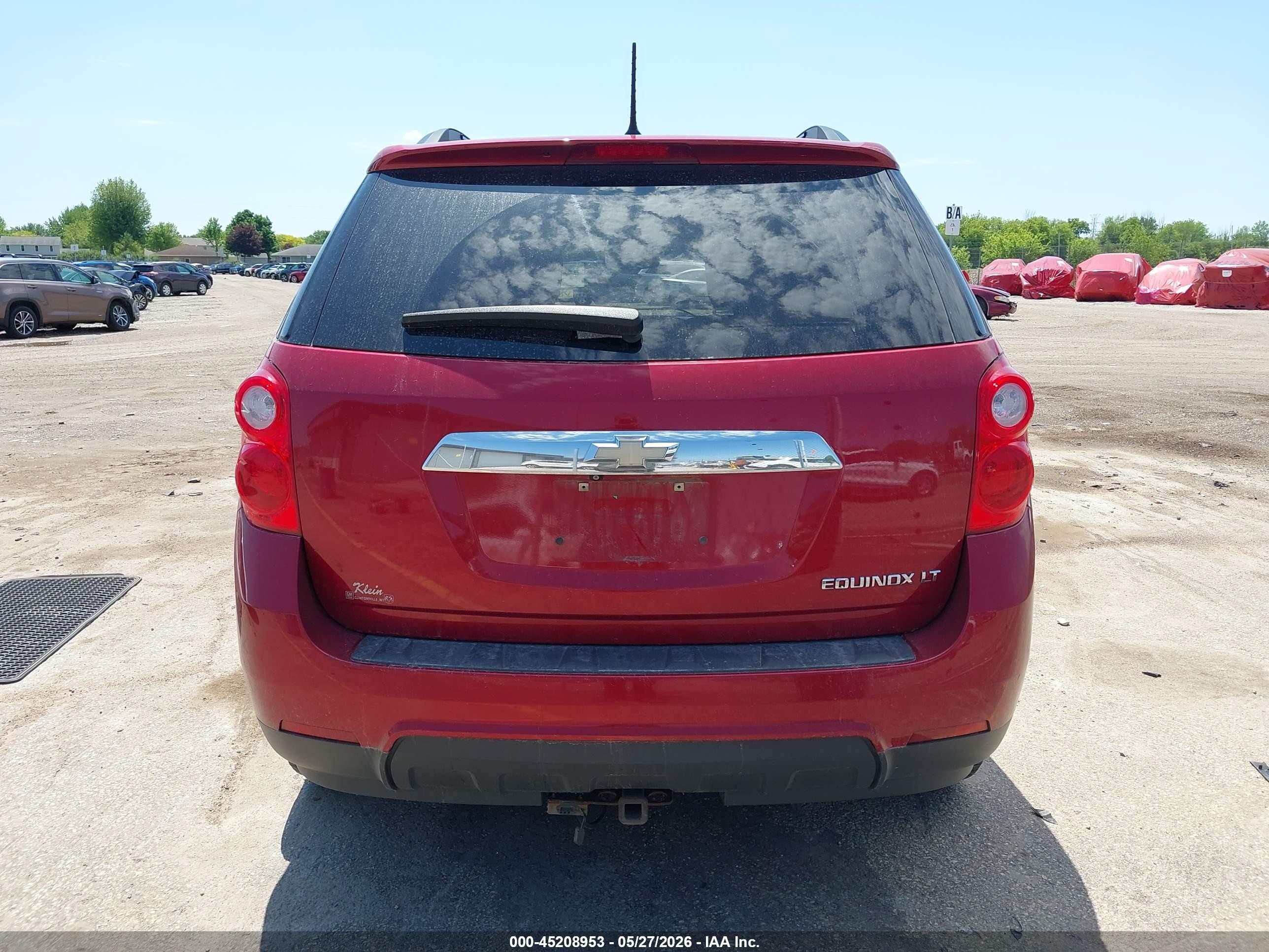 2014 Chevrolet Equinox 1lt Красный vin: 2GNALBEK7E6227225