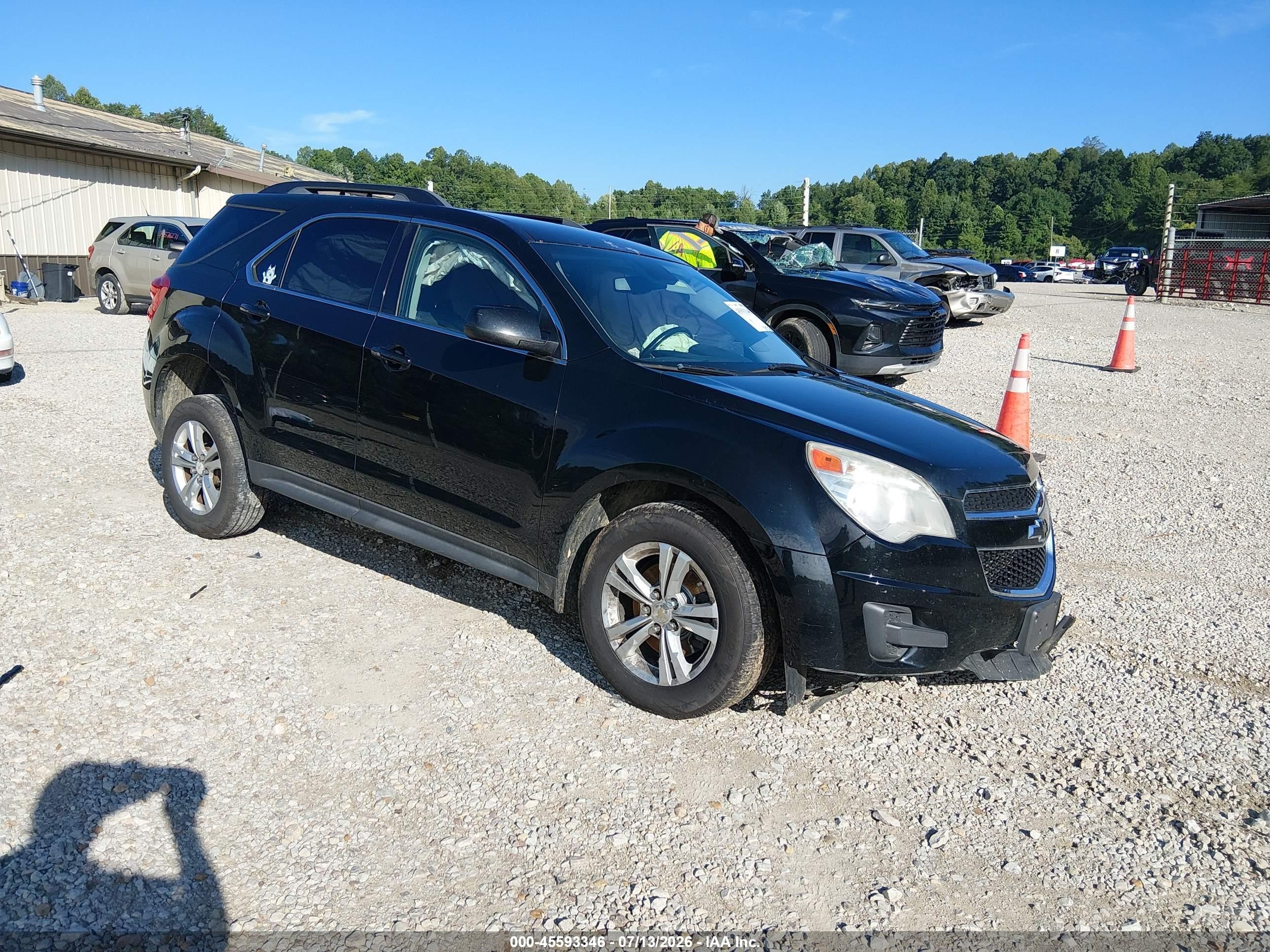 2014 Chevrolet Equinox Lt Black vin: 2GNALBEK7E6242985