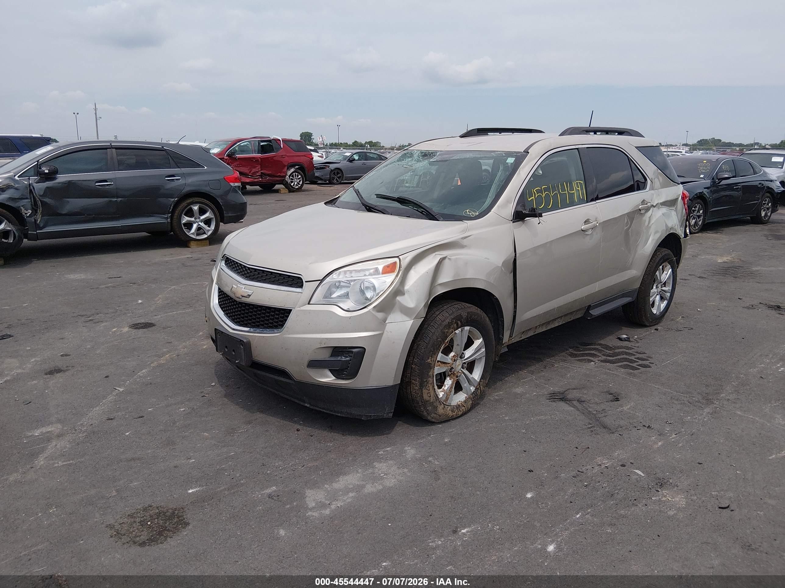 2014 Chevrolet Equinox Lt Gold vin: 2GNALBEK7E6275789
