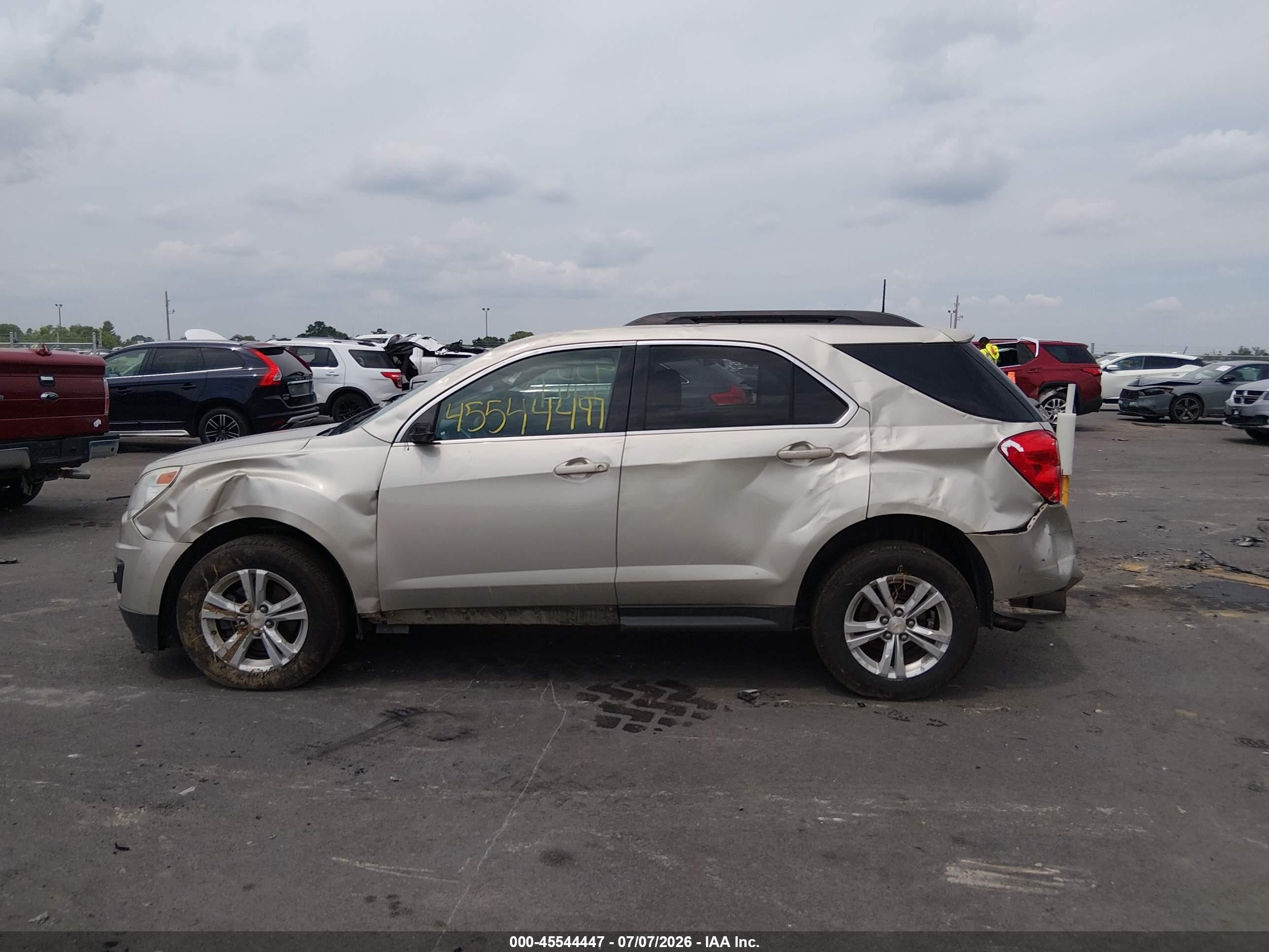 2014 Chevrolet Equinox Lt Gold vin: 2GNALBEK7E6275789