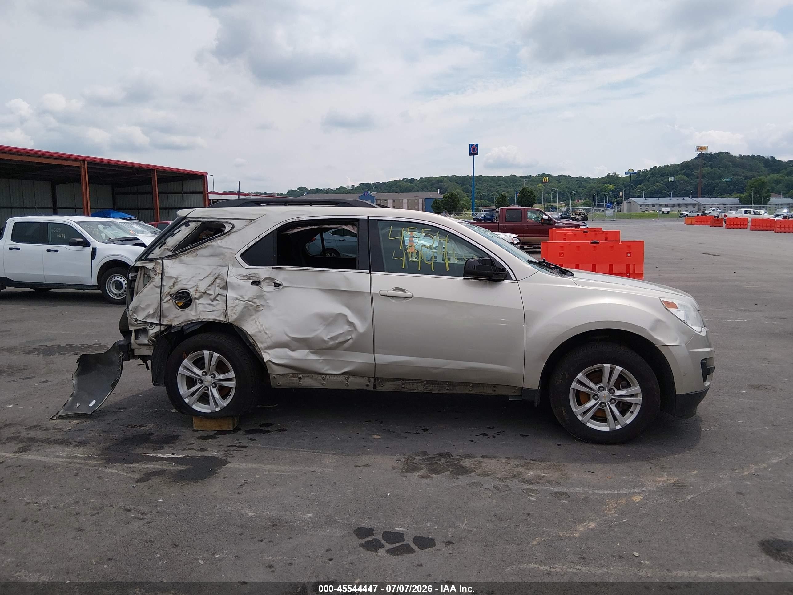 2014 Chevrolet Equinox Lt Gold vin: 2GNALBEK7E6275789
