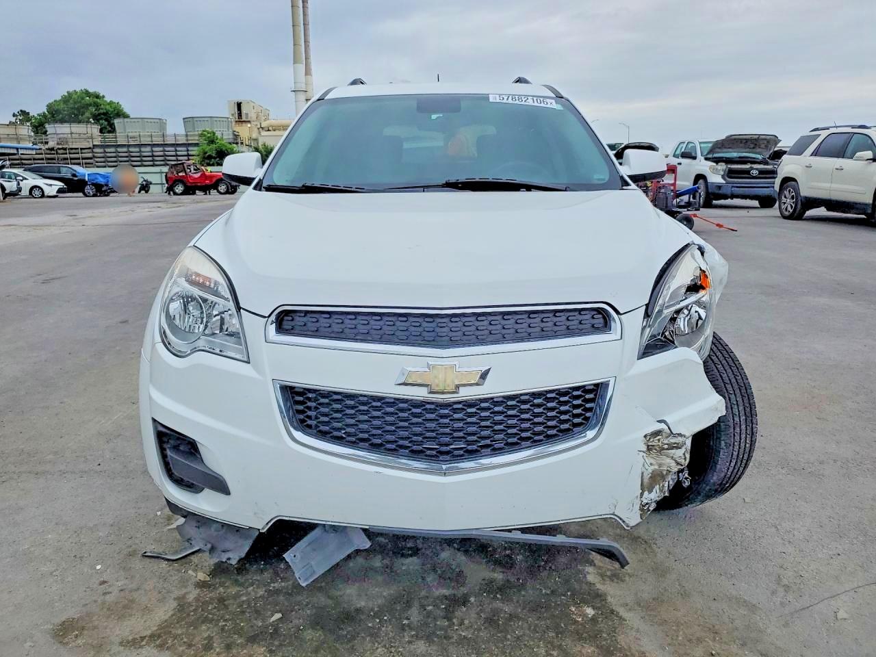 2014 Chevrolet Equinox Lt White vin: 2GNALBEK7E6282788