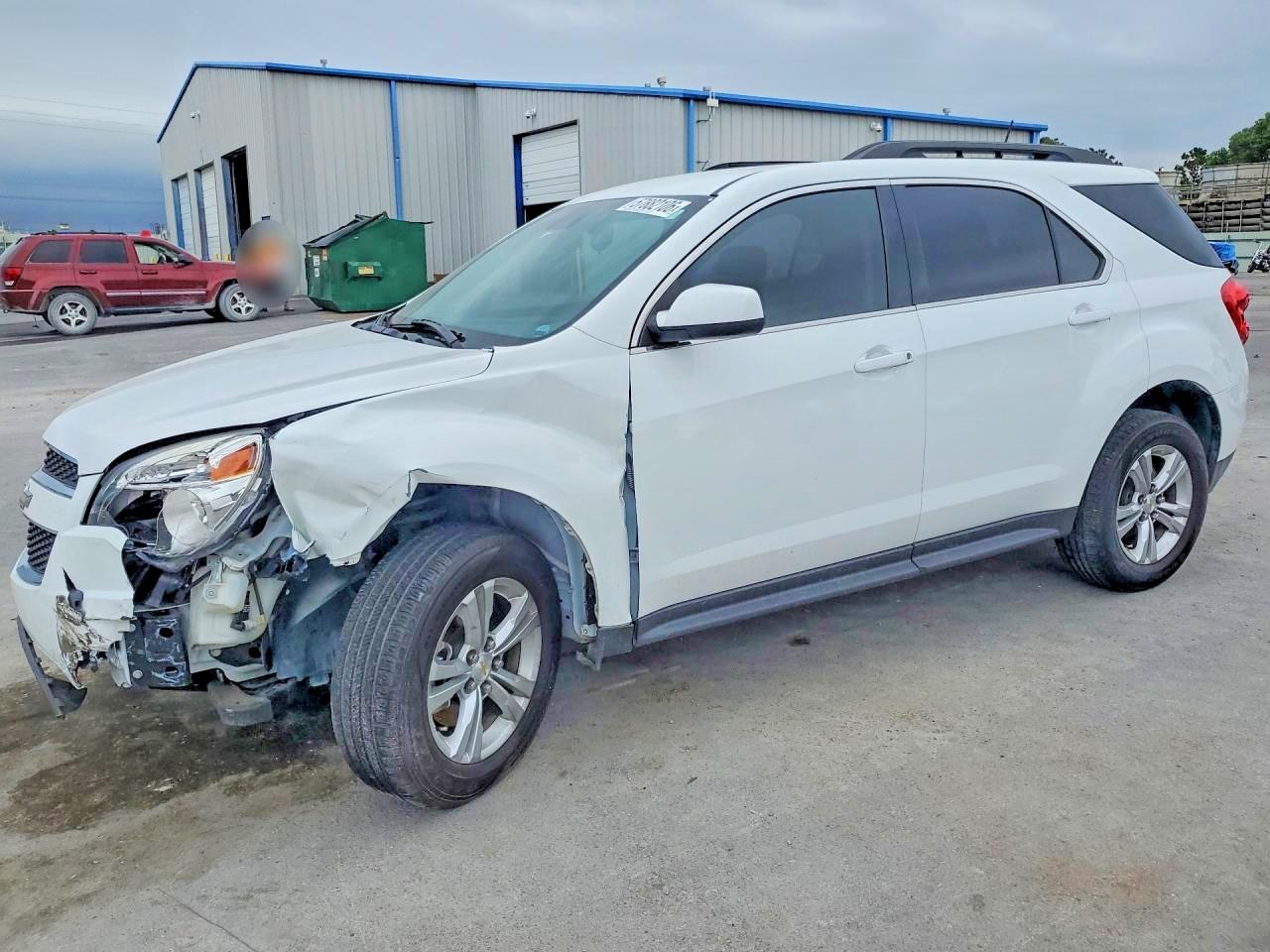 2014 Chevrolet Equinox Lt White vin: 2GNALBEK7E6282788