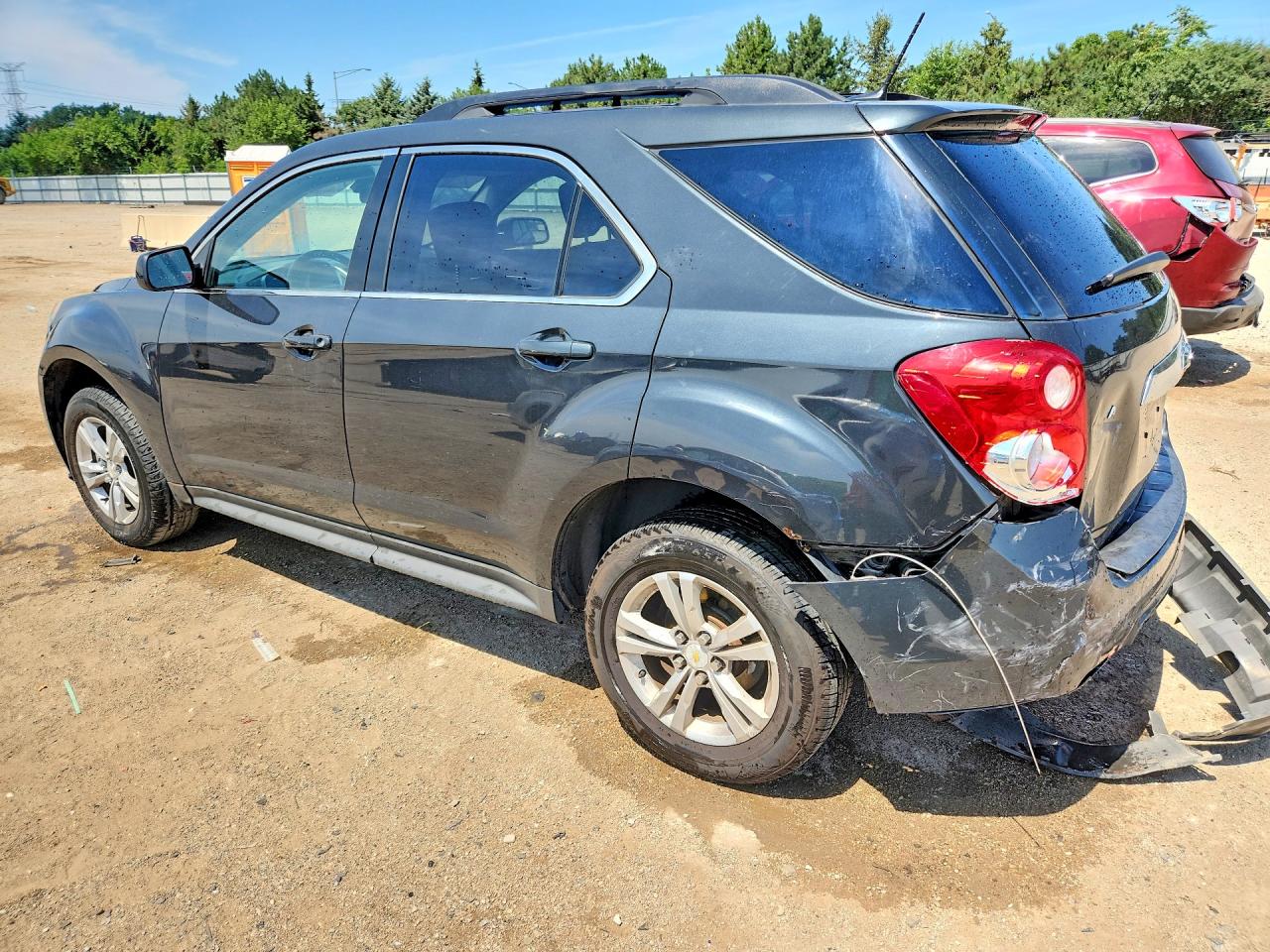 2014 Chevrolet Equinox Lt Серый vin: 2GNALBEK7E6287991