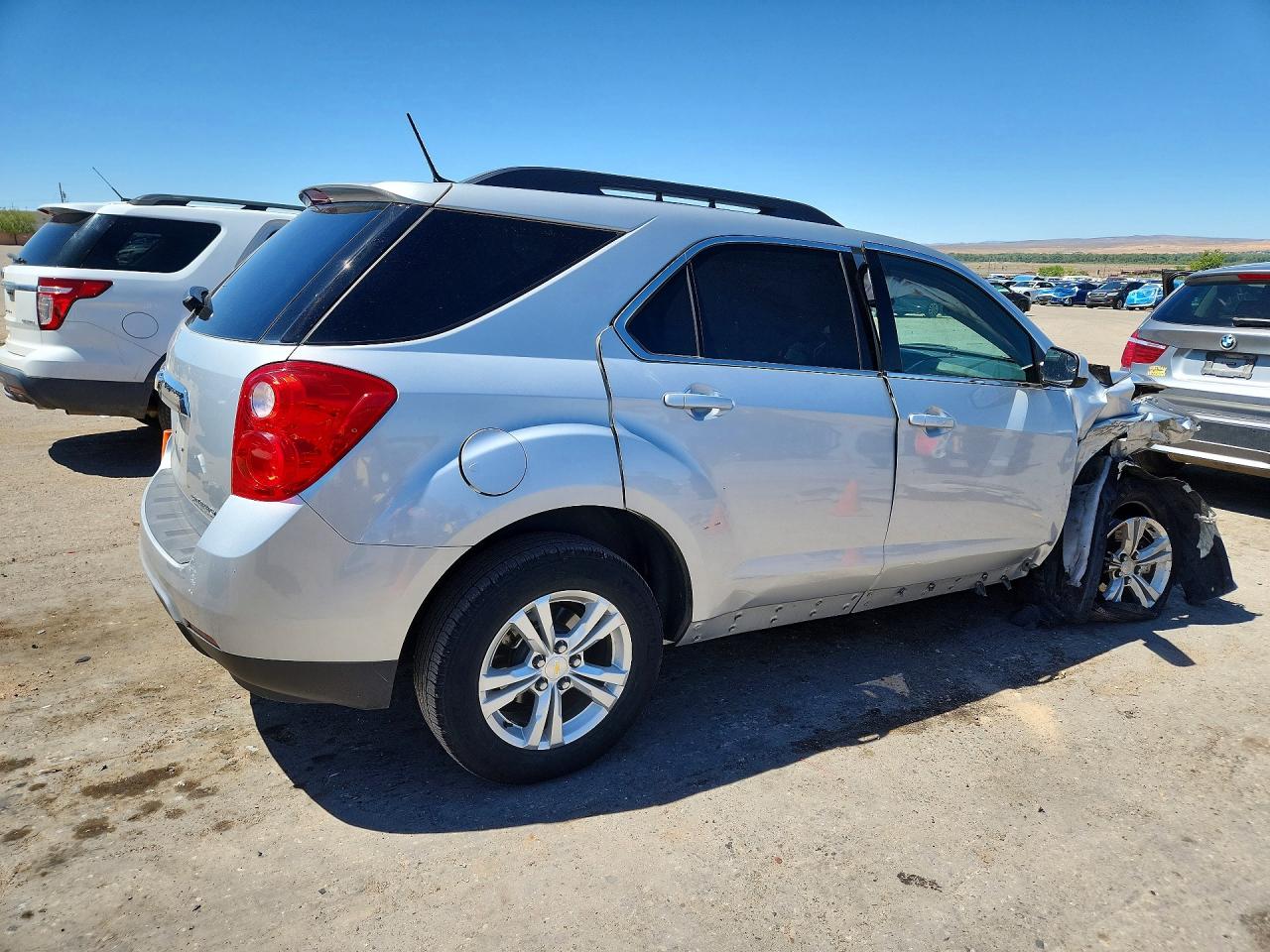 2014 Chevrolet Equinox Lt Silver vin: 2GNALBEK7E6302277